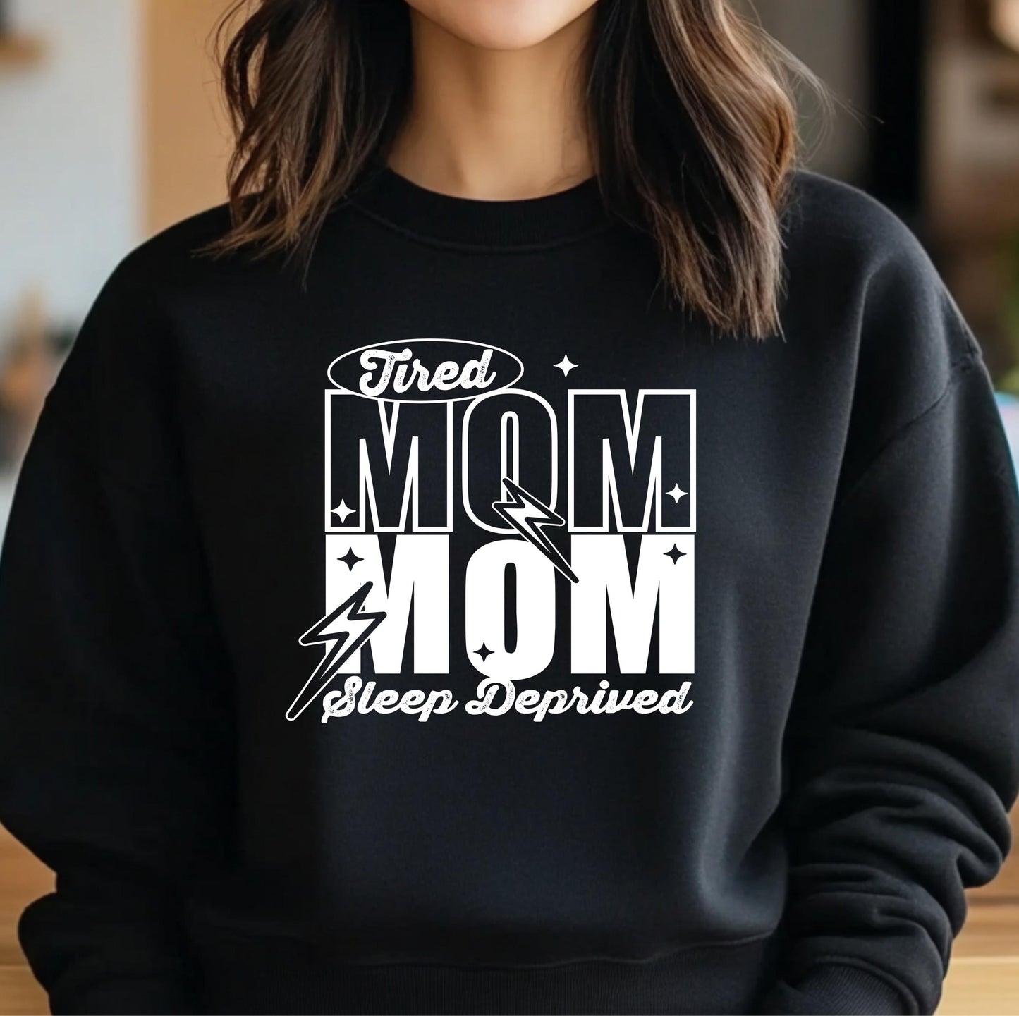 Tired Mom DTF Transfer Ready For Press, Mama DTF Prints, Heat Press Transfer, Mom Transfers, Direct To Film, Mother DTF Print, Mama Transfer