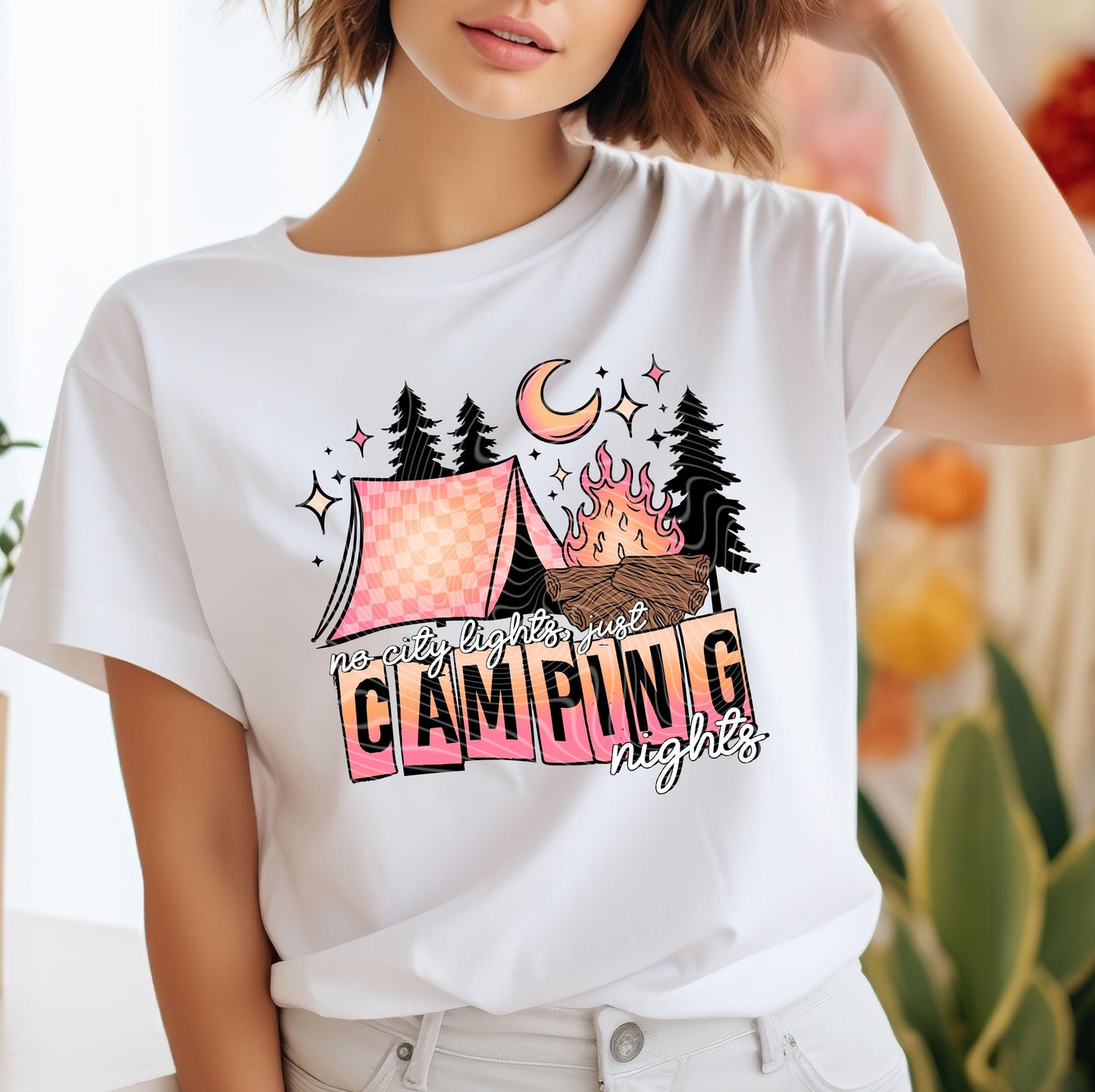 Camping DTF Transfer Ready For Press, Camping Dtf Print, Camp Lover DTF Transfer, Heat Press Transfer, Direct To Film, Campfire DTF Prints
