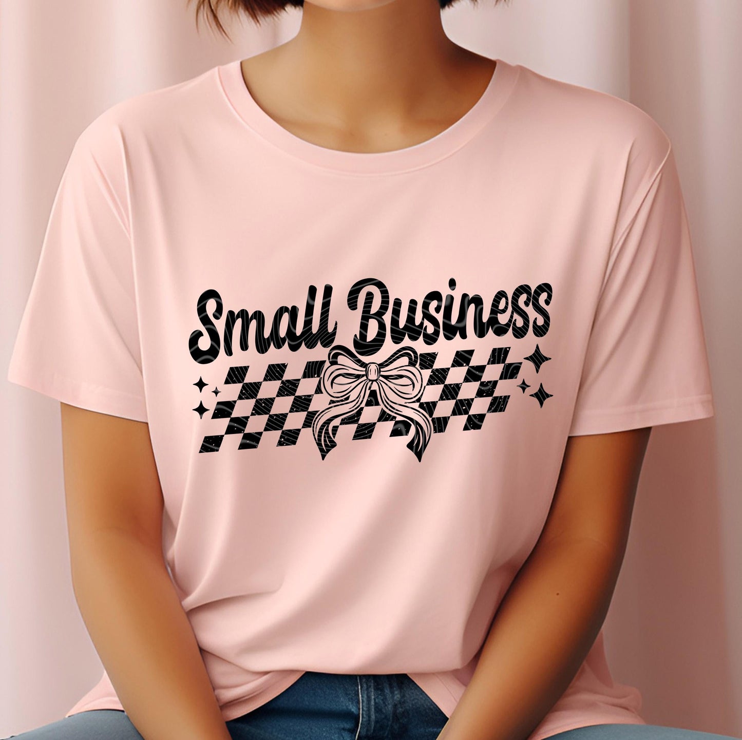 Small Business DTF Transfers Ready For Press, Coquette Bow Dtf Print, Small Business Owner Dtf Prints, Direct To Film, Heat Press Transfers