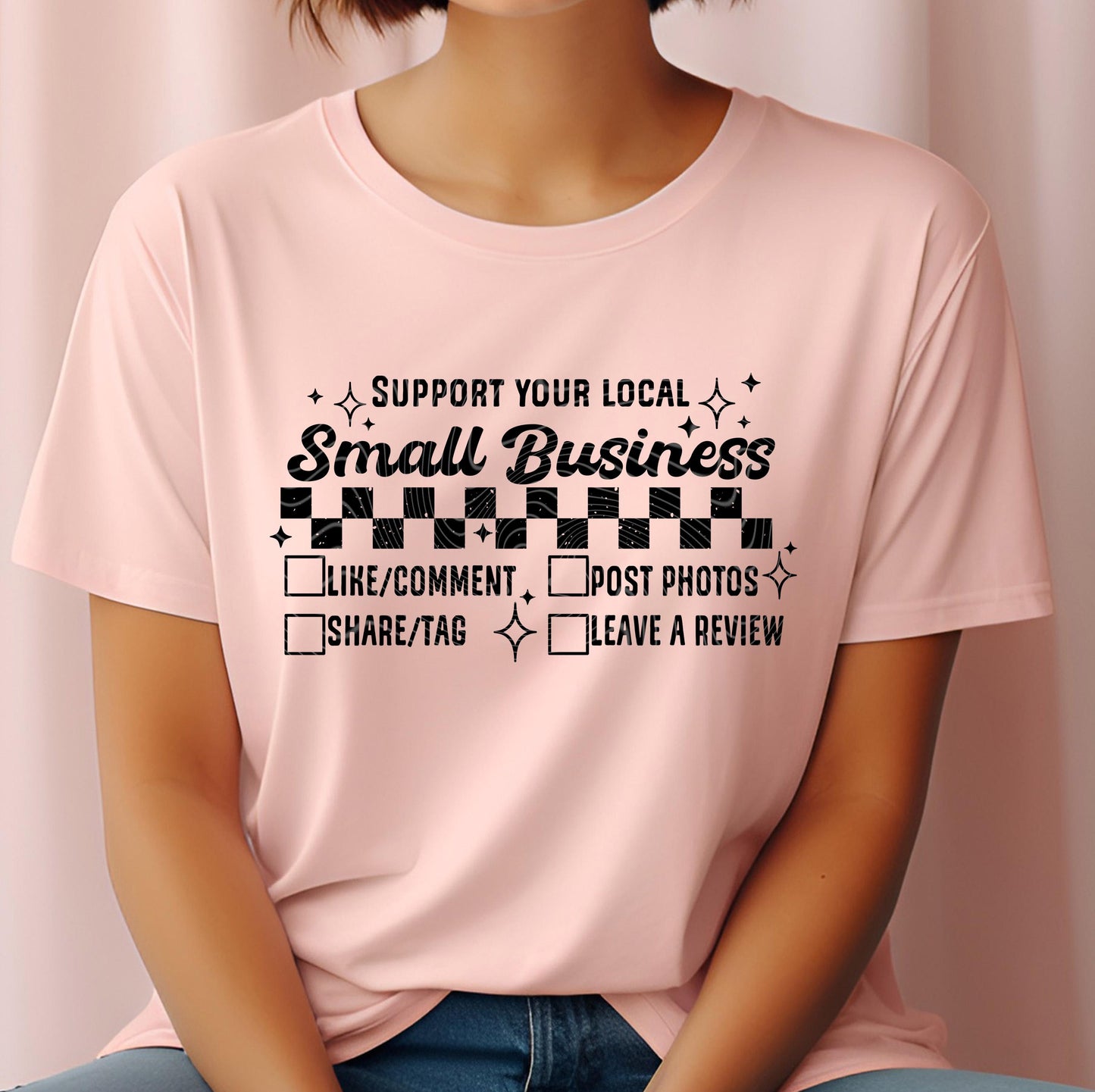 Support Your Local Small Business DTF Transfers Ready For Press, Owner Dtf Print, Business Dtf Transfer, Direct To Film, Heat Press Transfer