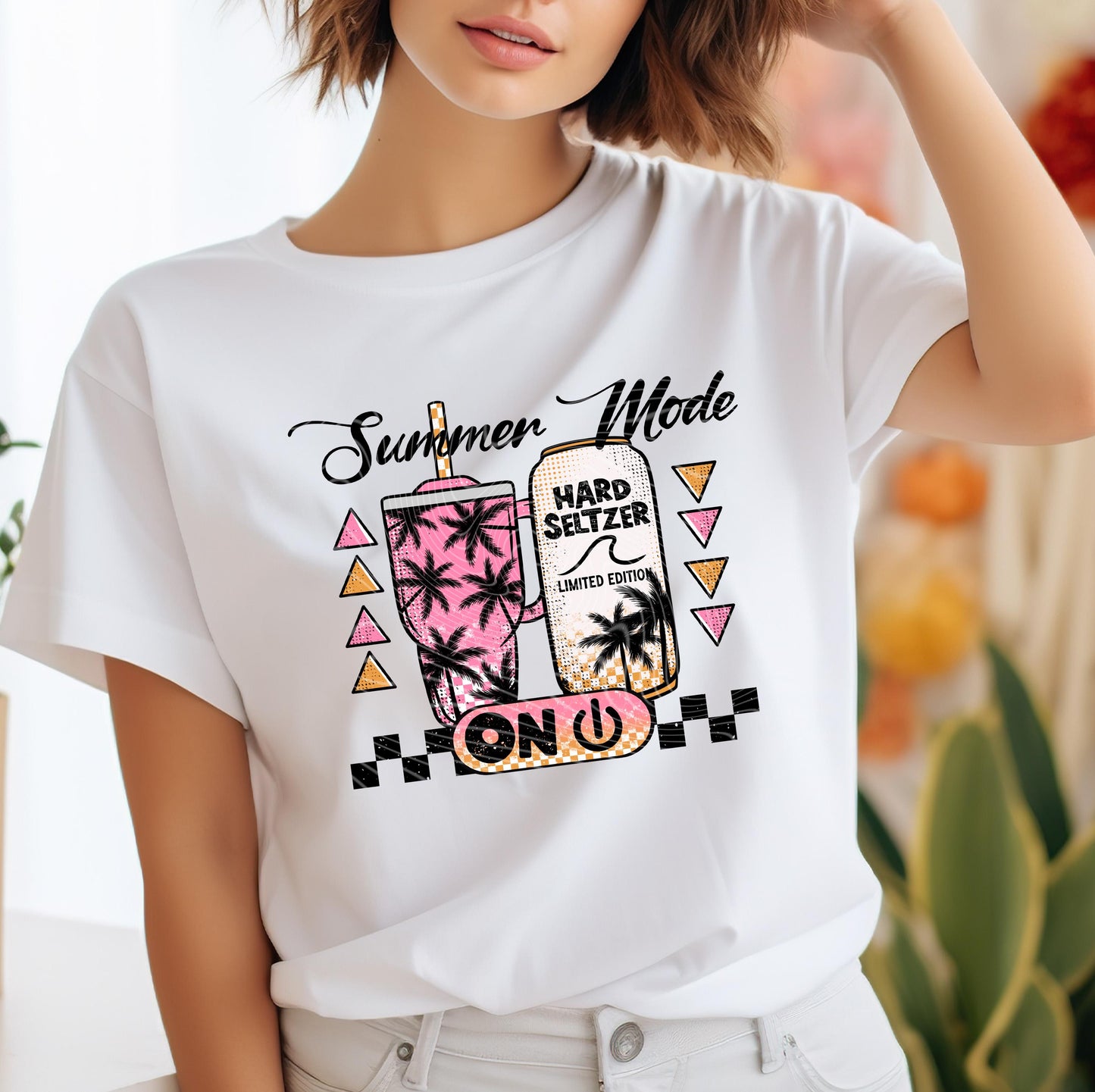 Summer Mode On DTF Transfers Ready For Press, Retro Summer Dtf Print, Sunshine DTF Print, Heat Press Transfer Direct To Film Custom Transfer