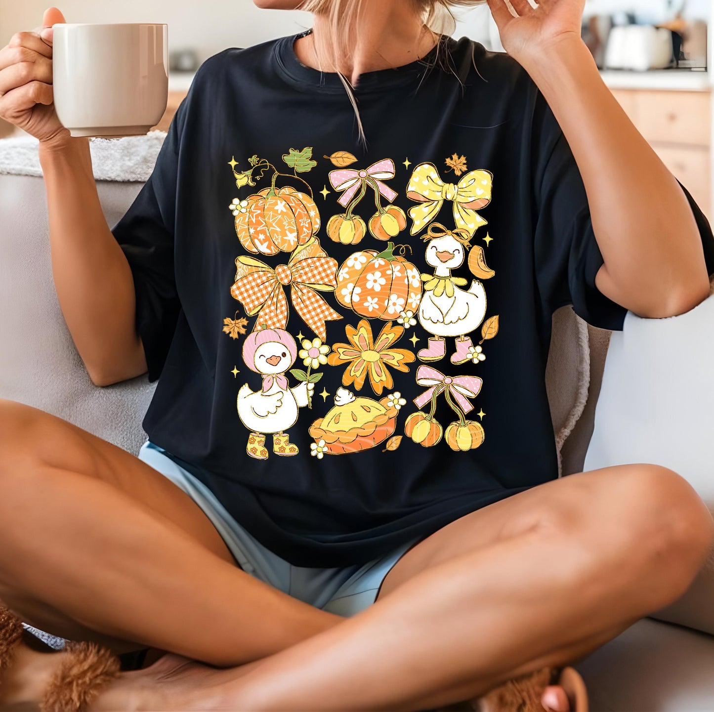 Fall Goose Gang Sheet, Fall DTF Transfers, Fall Goose DTF Transfer Ready For Press, Fall DTF Ready to Press, Tshirt Design, Cute Prints, Dtf