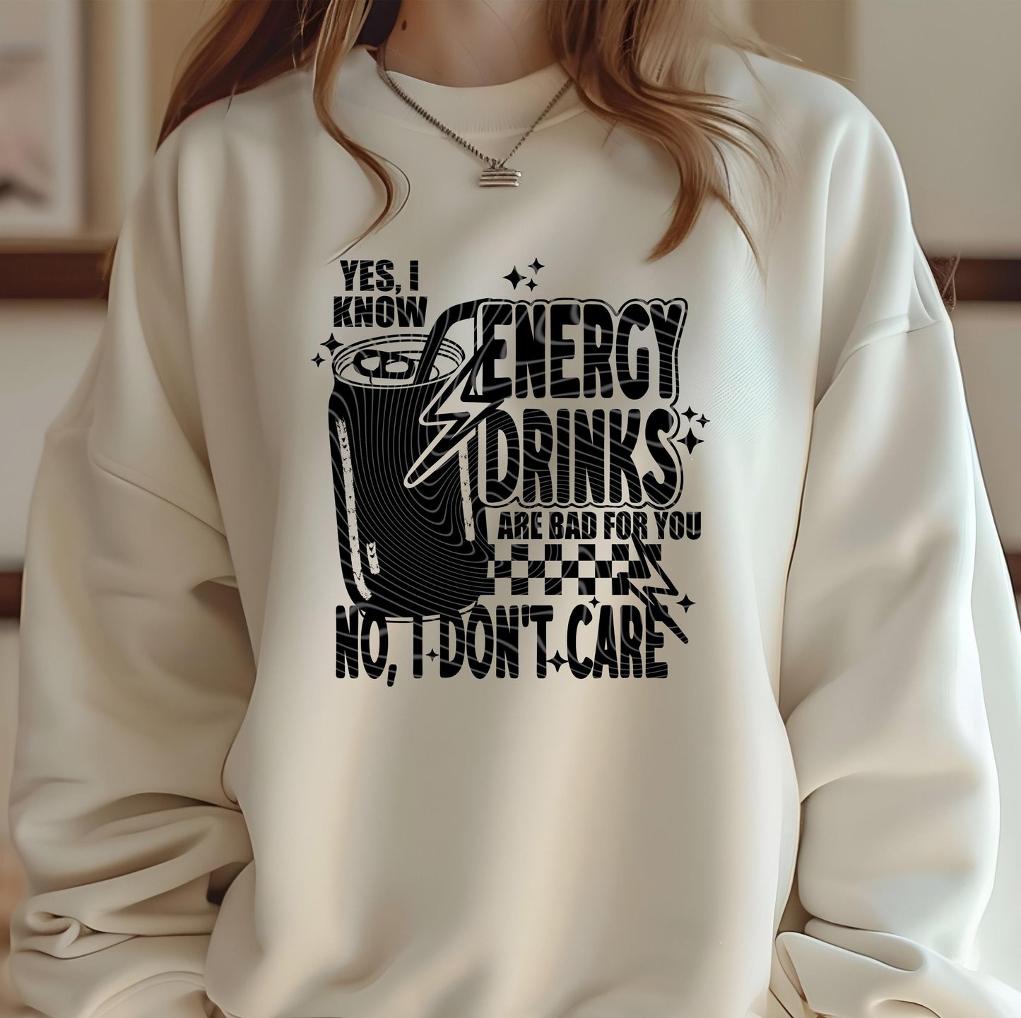 Energy Drinks DTF Transfer Ready For Press, Sarcasm DTF Print, Heat Press Transfer, Direct To Film Funny Dtf Transfer Humor, Custom Transfer