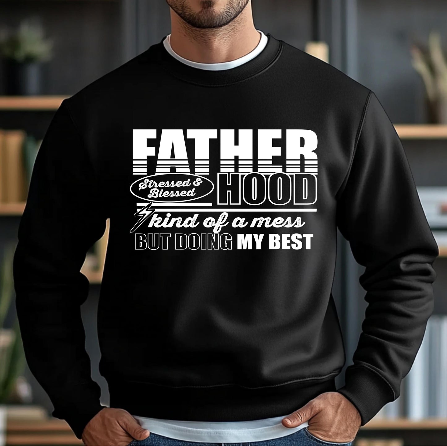 Father Hood DTF Transfer, Dad DTF Transfer Ready For Press, Heat Press Transfer, Daddy Dtf Ready For Press, Direct To Film, Custom Transfers