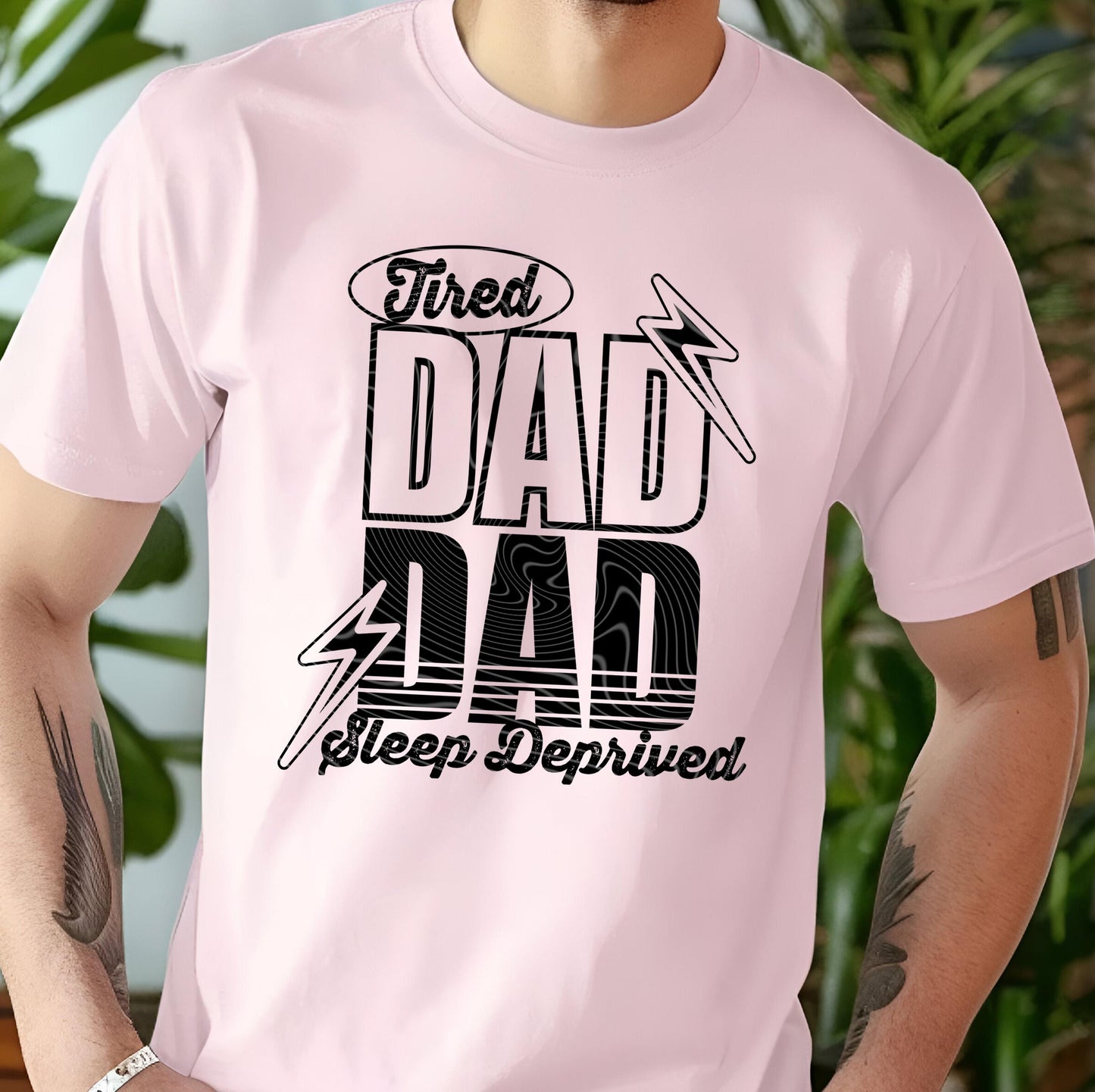 Tired Dad DTF Transfers, Dad DTF Transfers Ready For Press, Heat Press Transfer, Daddy Dtf Ready For Press, Direct To Film, Custom Transfers