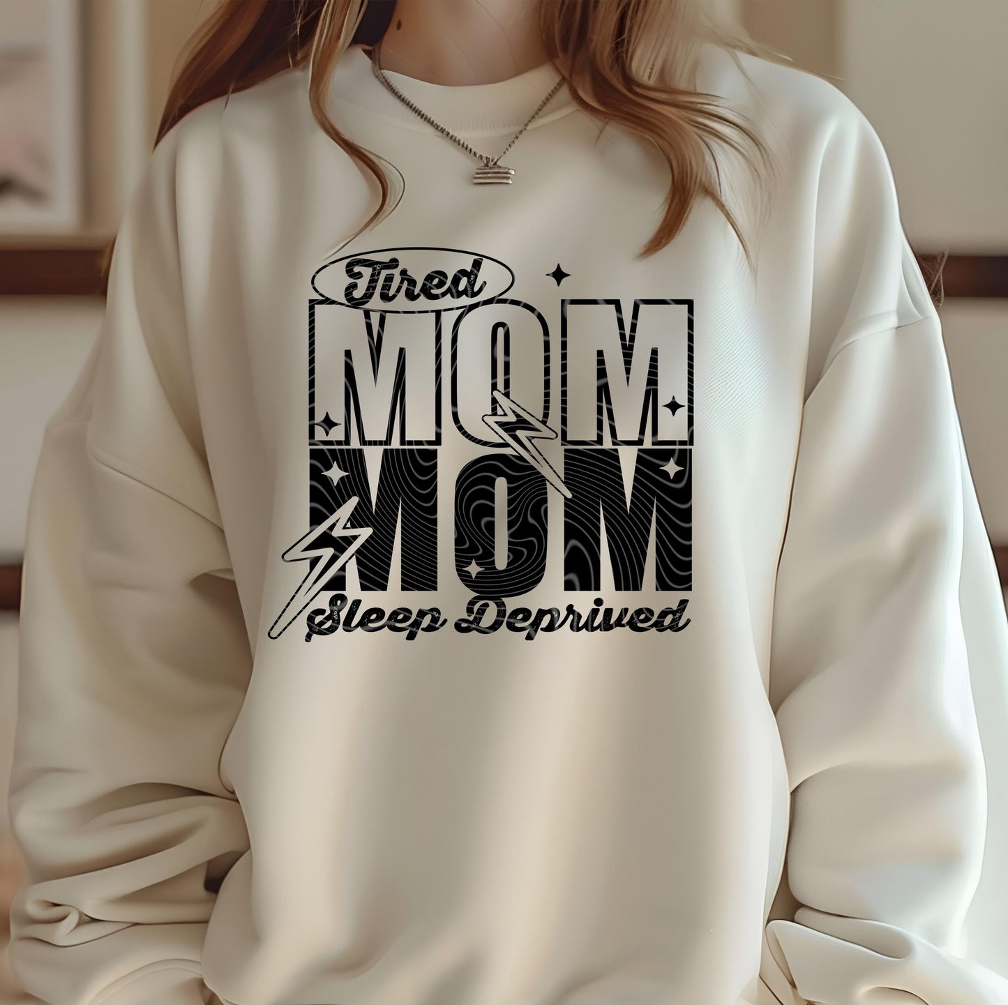 Tired Mom DTF Transfer Ready For Press, Mama DTF Prints, Heat Press Transfer, Mom Transfers, Direct To Film, Mommy DTF Print, Mama Transfers