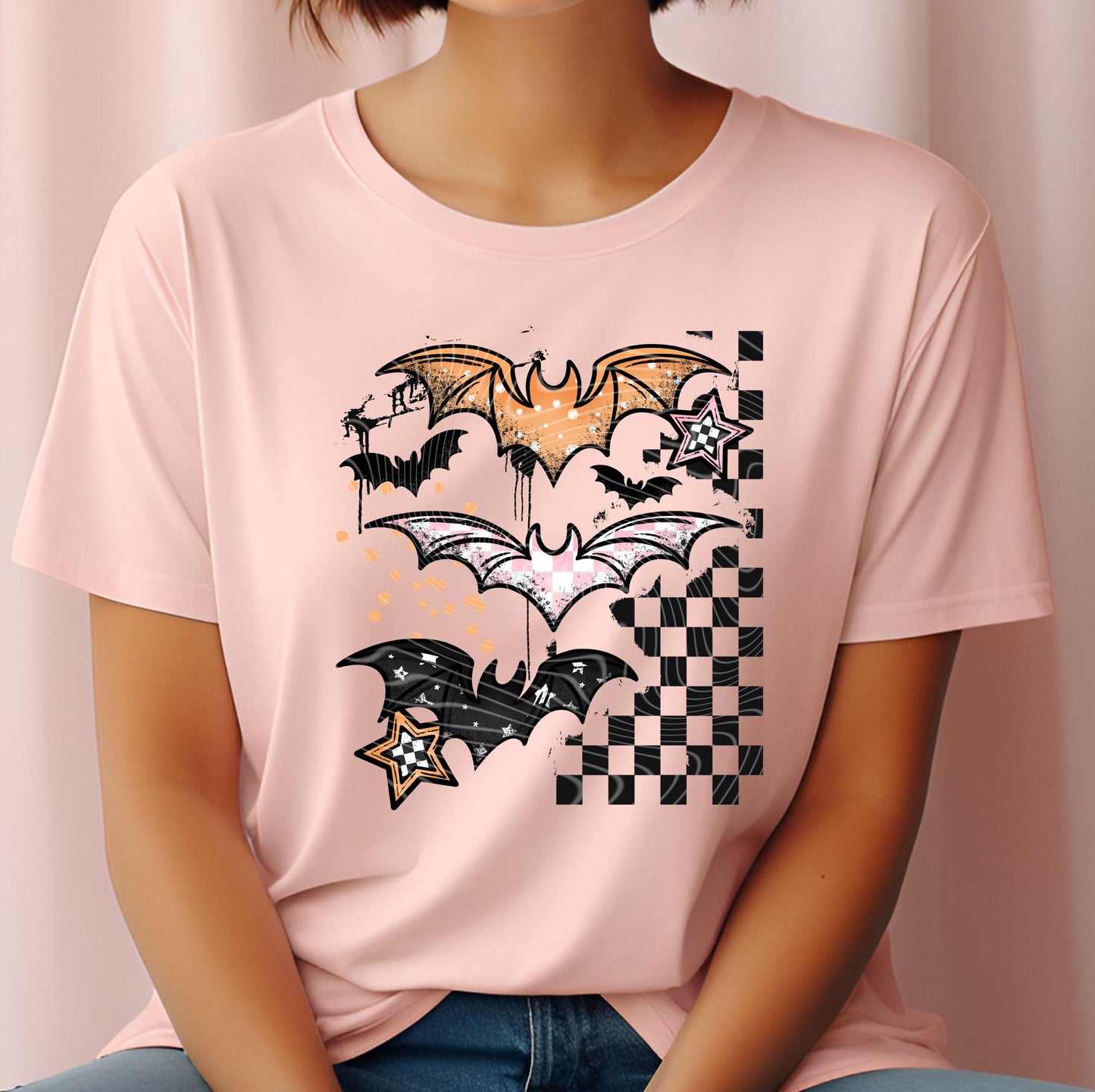 Halloween Bats DTF Transfer, Halloween DTF Transfer Ready For Press, Spooky Season Dtf, Heat Press Transfer, Custom Transfer, Direct To Film