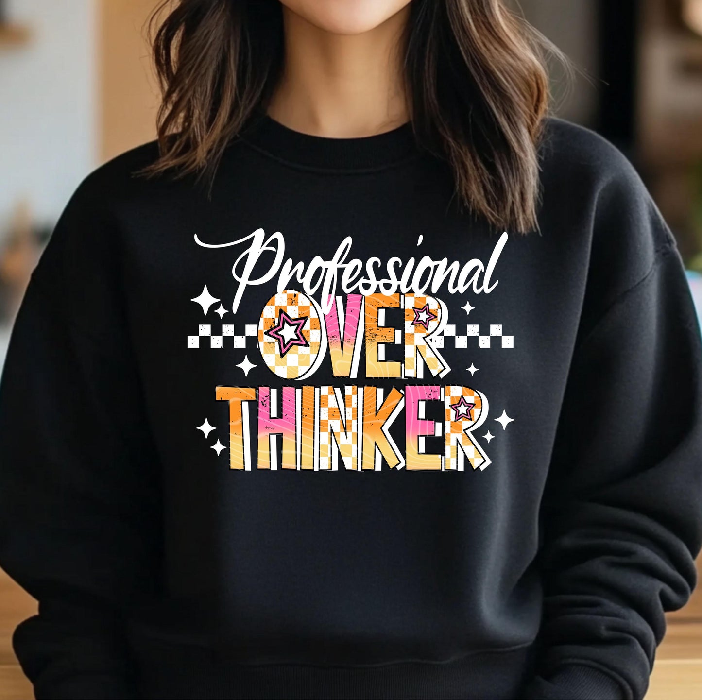 Funny Overthinker DTF Transfer Ready For Press, Professional Overthinker DTF Prints, Heat Press Transfers, Direct To Film, Custom Transfers