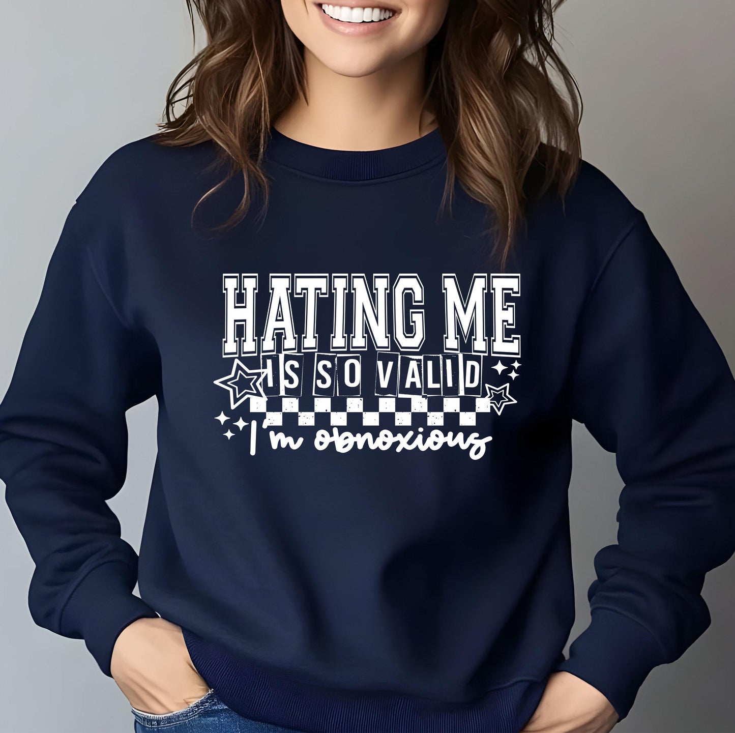 Hating Me Is So Valid DTF Transfer Ready For Press, Sarcasm DTF Print, Sarcastic Dtf Print Heat Press Transfer Direct To Film Funny Transfer