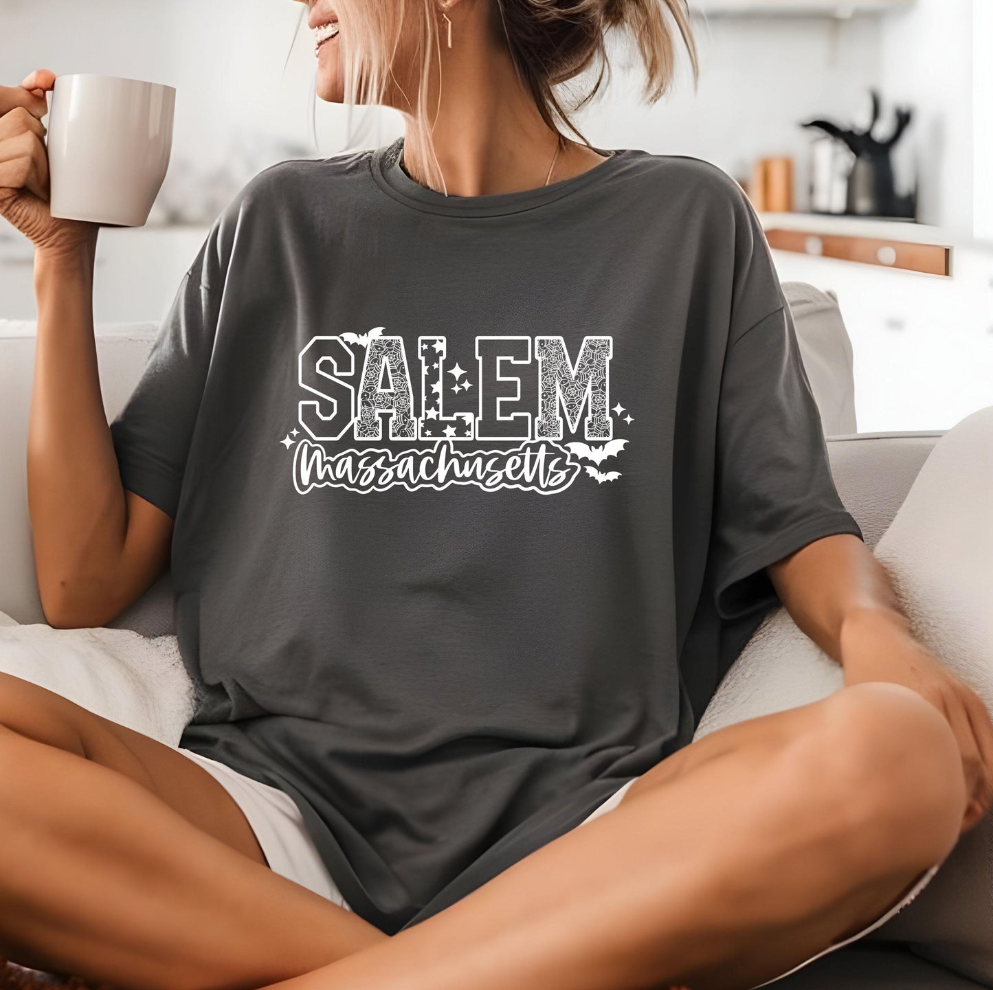 Salem Massachusetts DTF Transfer, Halloween DTF Transfer Ready For Press, Witchy Vibes, Heat Press Transfer, Custom Transfer, Direct To Film