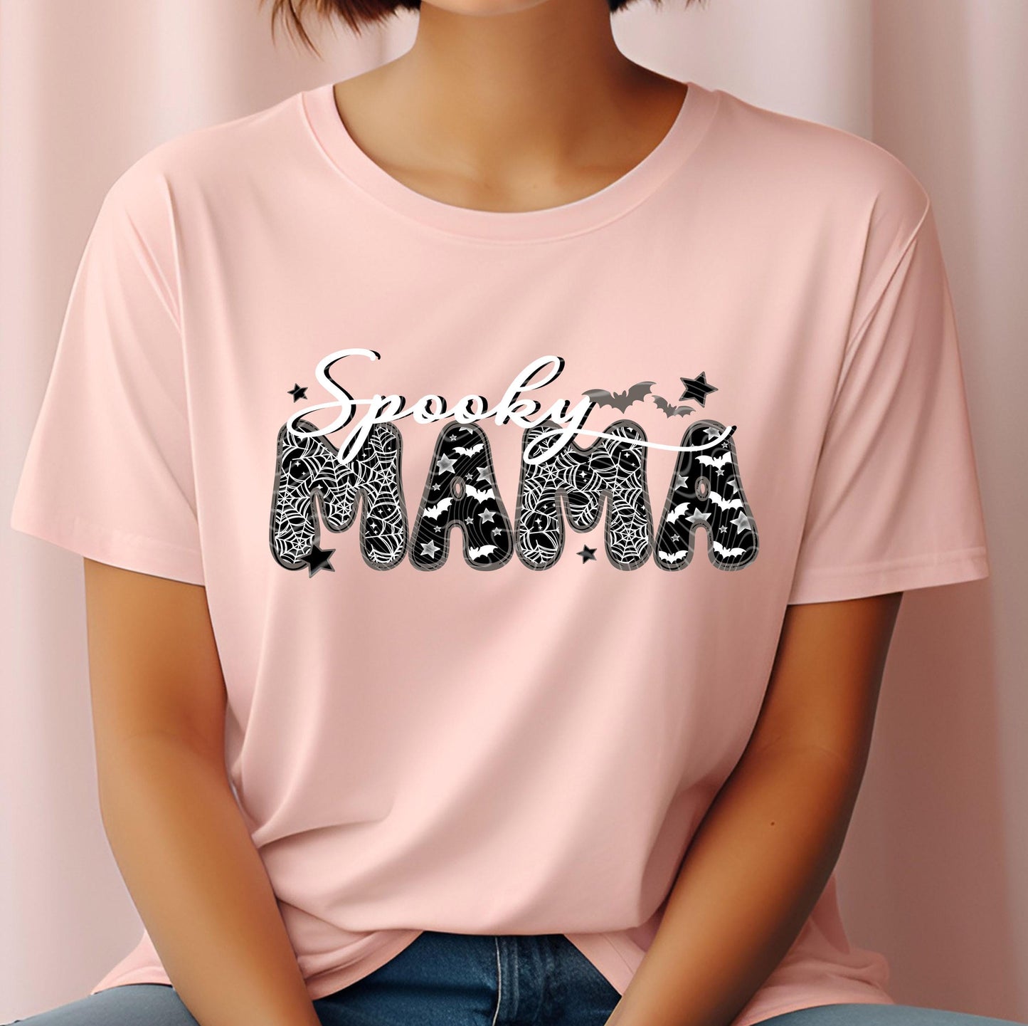 Spooky Mama DTF Transfers Ready For Press, Halloween DTF Prints, Heat Press Transfers, Direct To Film, Custom Transfers, Spooky Season Dtf