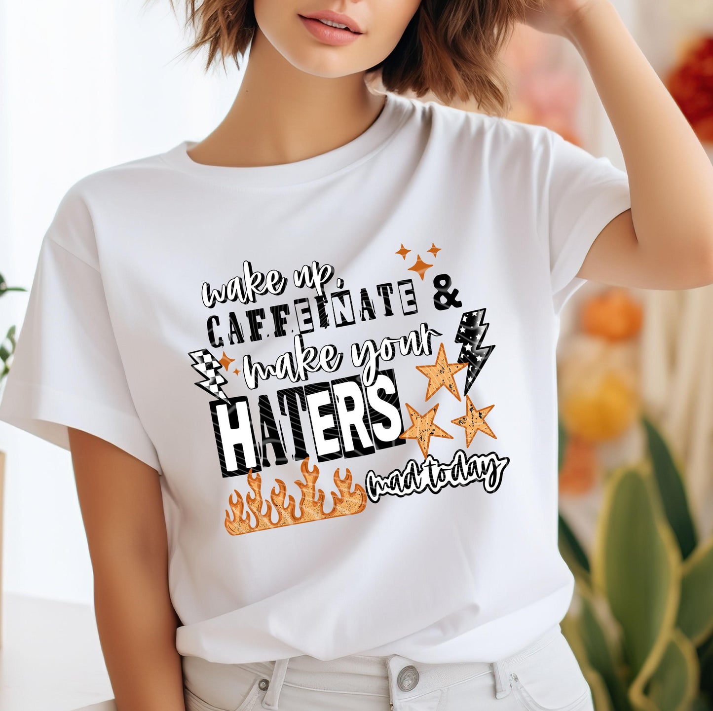 Wake Up Caffeinate DTF Transfers Ready For Press, Funny Coffee Lover DTF Prints, Direct To Film, Heat Press Transfers, Sarcastic Transfers