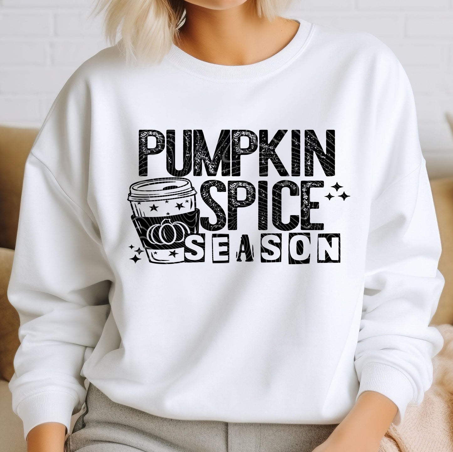 Pumpkin Spice Season DTF Transfer, Halloween DTF Transfer Ready For Press, Fall Coffee Lover Transfers, Heat Press Transfers, Direct To Film