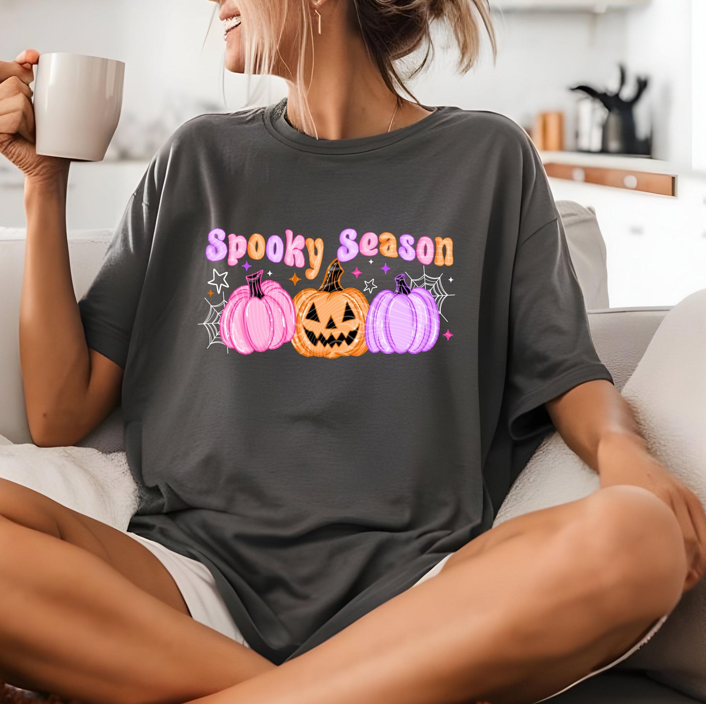 Cute Pumpkin DTF Transfer, Halloween DTF Transfer Ready For Press, Heat Press Transfers, Spooky Season Dtf, Direct To Film, Custom Transfers