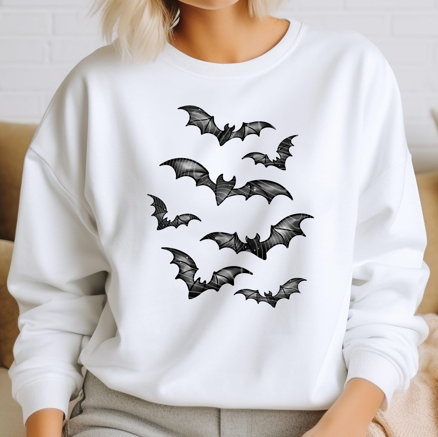 Halloween Bats DTF Transfer, Spooky Season DTF Transfer Ready For Press, Heat Press Transfer, Horror Season, Direct To Film, Custom Transfer