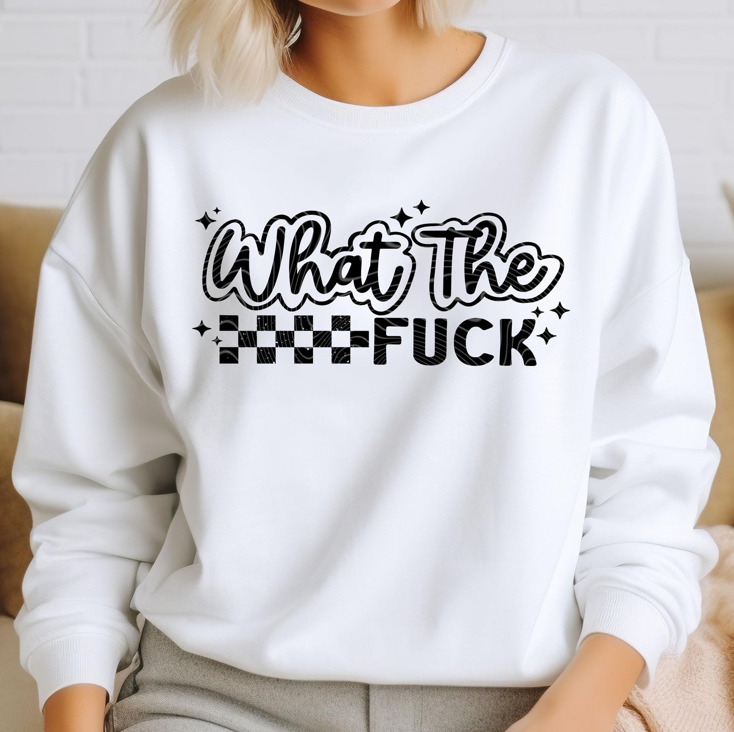 What The Fuck DTF Transfer Ready For Press, Sarcastic DTF Transfer, Adult Humor Print, Heat Press Transfer, Direct To Film, Custom Transfers