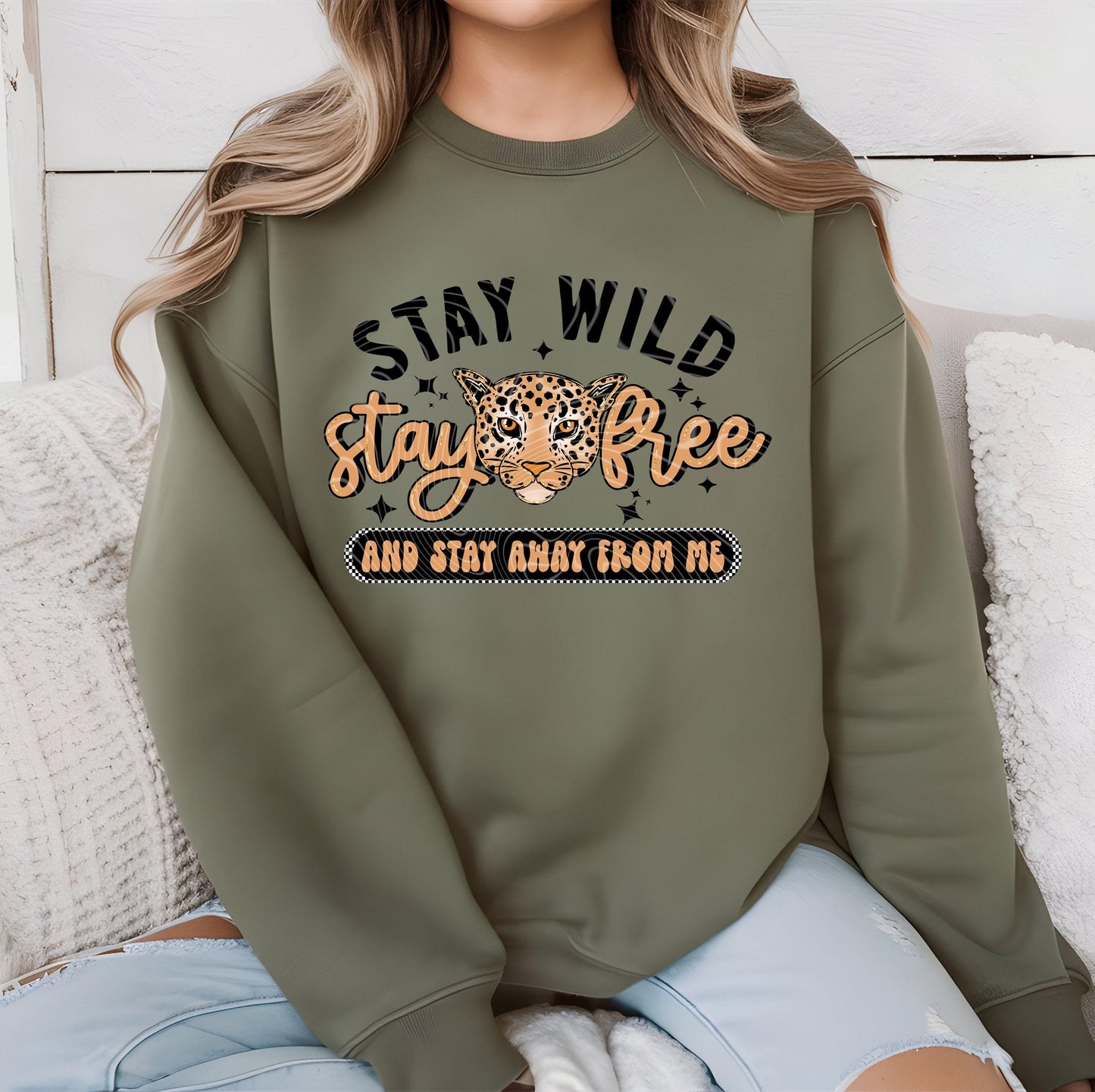 Stay Wild Stay Free and Stay Away From Me DTF Transfer Ready For Press, Dtf Prints, Direct To Film, Heat Press Transfers, Hot Peel Transfer