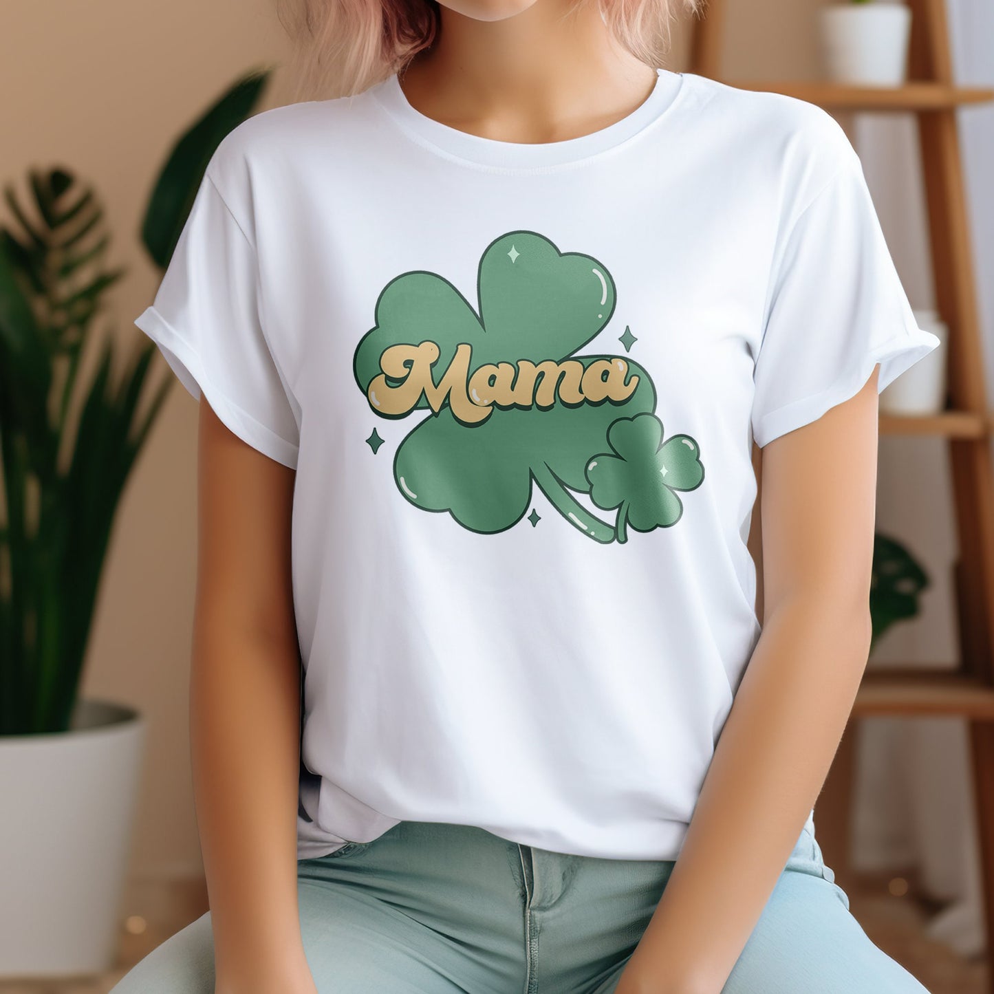 DTF Transfer, Mama Shamrock, Ready For Press, St Patrick Day DTF Print, Custom Transfers, DTF Print, Heat Transfer, T-shirt Transfers, Dtf