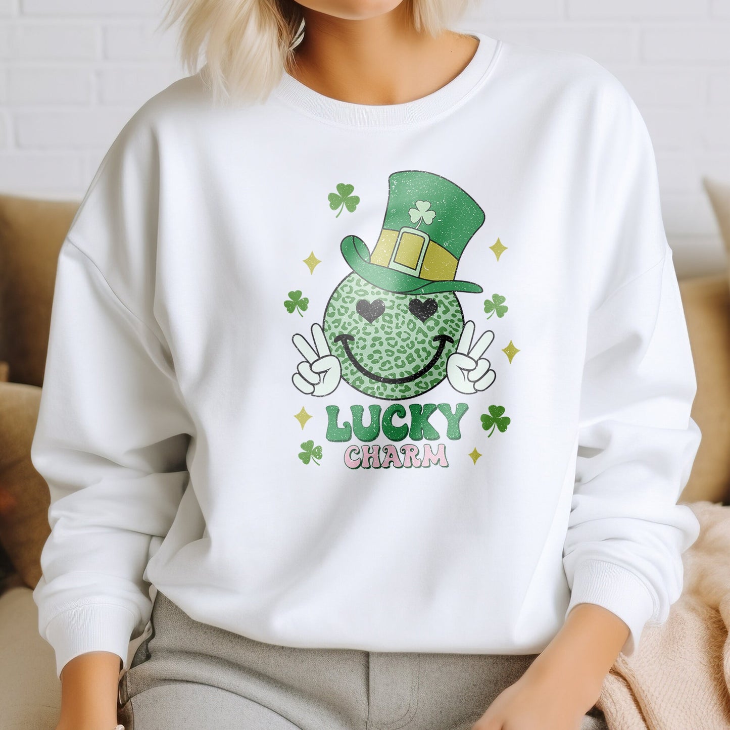 Lucky Charm DTF Transfer, DTF Transfer Ready For Press, St Patrick Day DTF Transfer, Heat Transfer, Custom Transfers, Heat Press Transfer