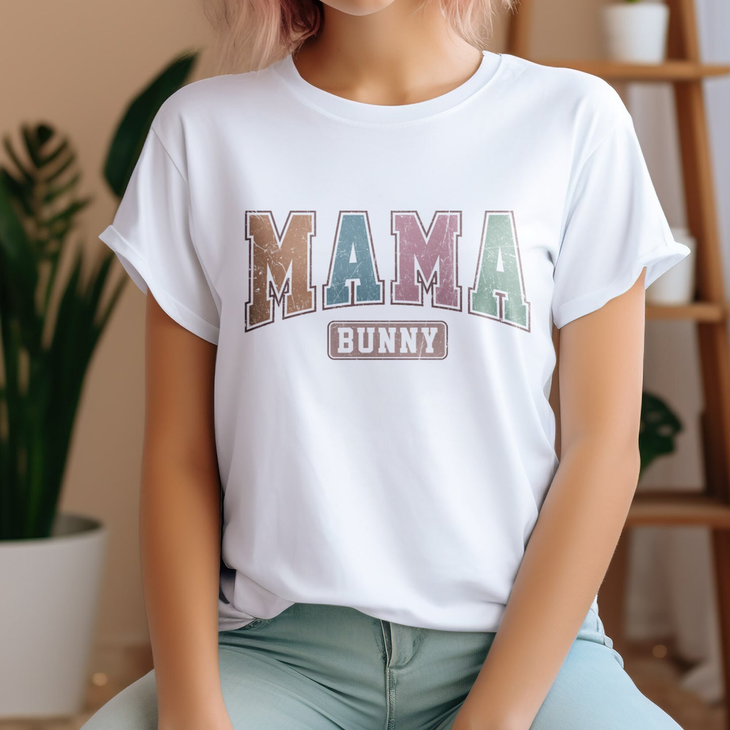 Easter DTF Transfer, Mama Bunny DTF Transfer Ready For Press, Heat Press Transfer, Ready For Press Heat Transfers, Bunny DTF Transfers, Dtf