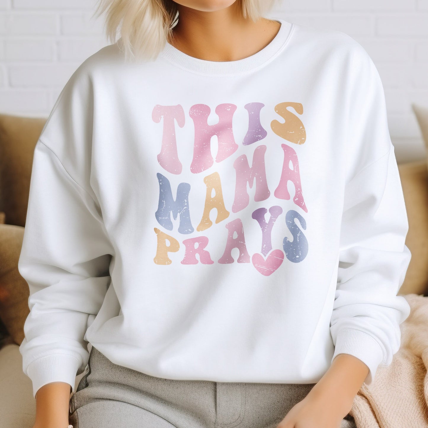 This Mama Prays DTF Transfer, DTF Transfer Ready For Press, Easter DTF, Easter Transfer, Heat Press Transfer, Ready For Press Heat Transfers