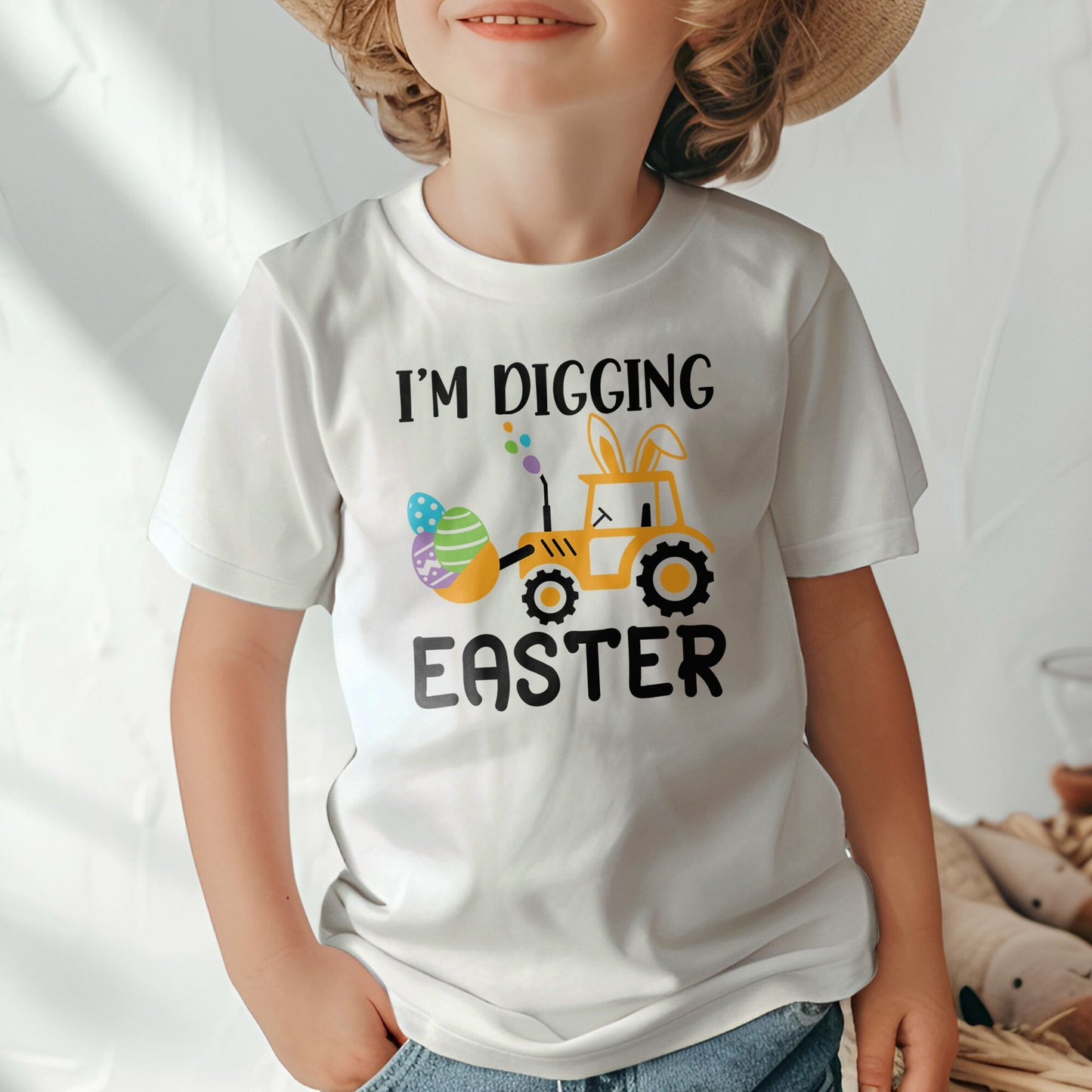 Easter DTF Transfer, DTF Transfer Ready For Press, I'm Digging Easter, Easter Transfer, Heat Press Transfer, Ready For Press Heat Transfer