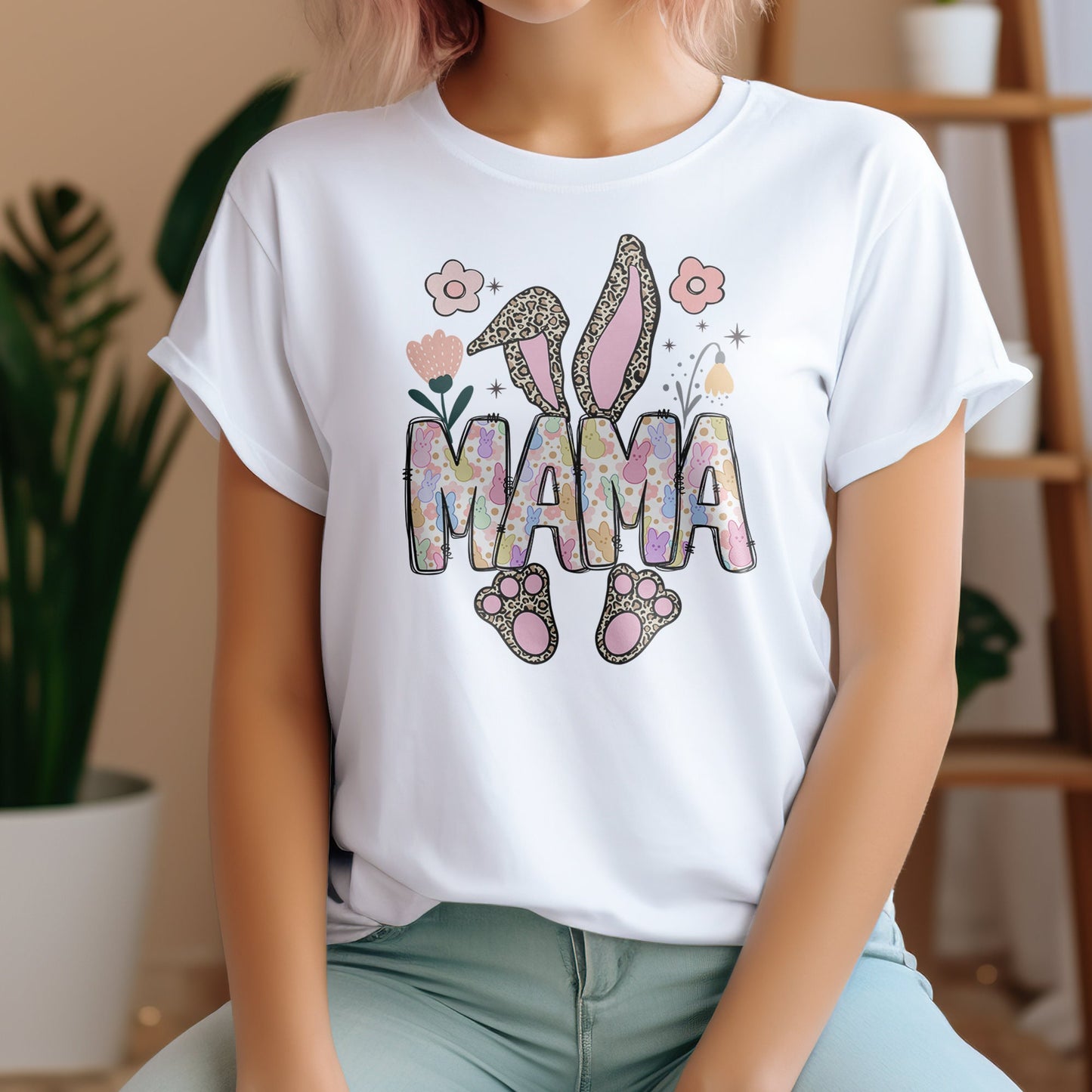 Mama Bunny DTF Transfer, DTF Transfer Ready For Press, Easter Heat Press Transfer, Easter DTF, Heat Transfer, Ready For Press Heat Transfers