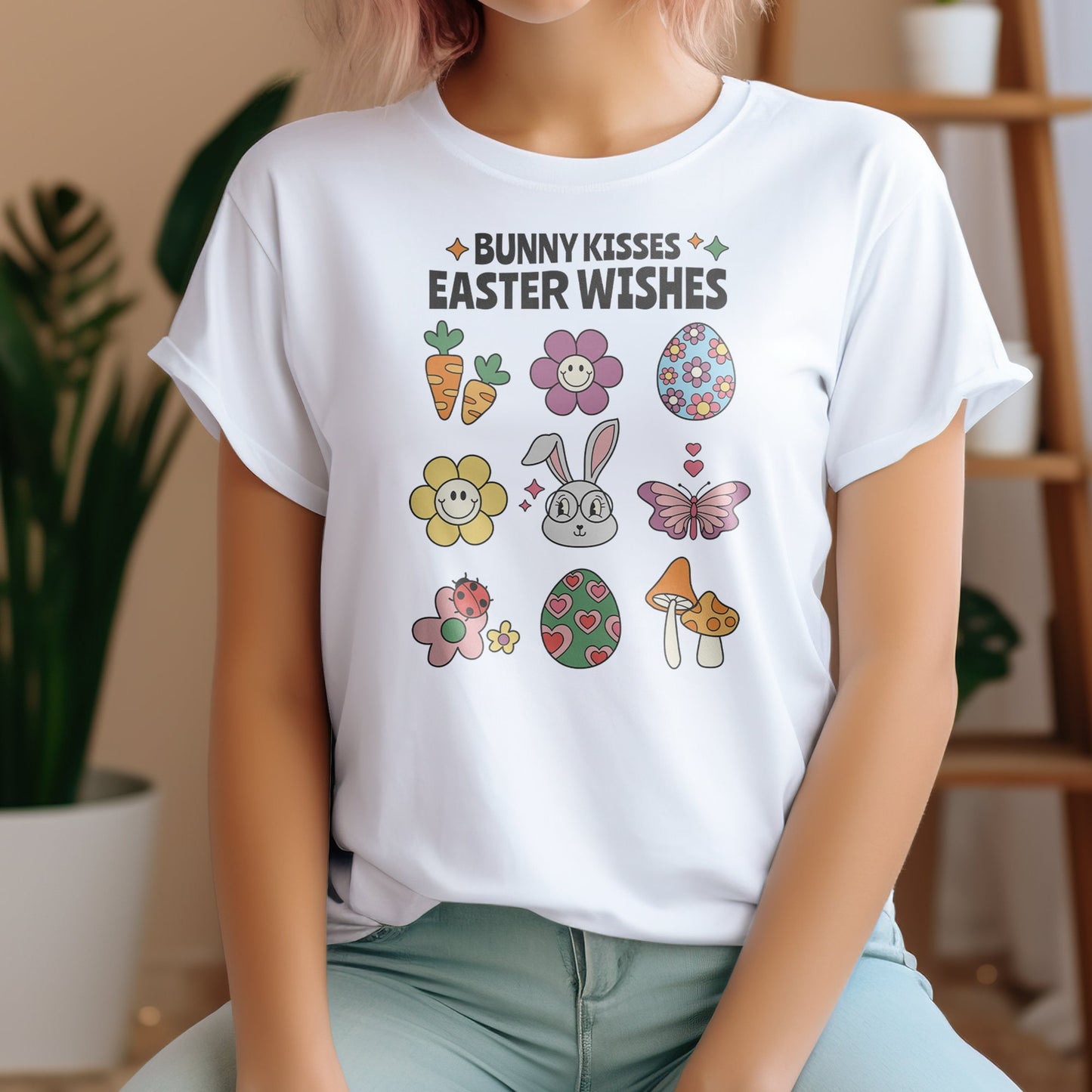 Easter Wishes DTF Transfer, Easter Transfer, DTF Transfer Ready For Press, Heat Press Transfer, DTF Print, Ready For Press Heat Transfers