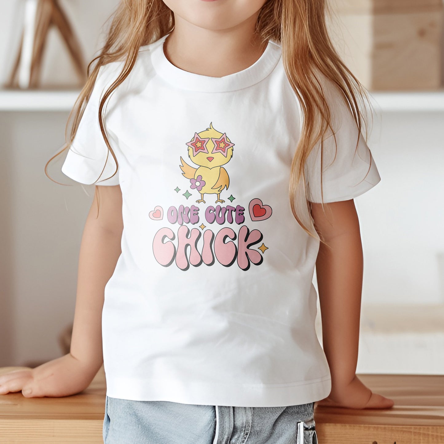 Easter DTF Transfer, DTF Transfer Ready For Press, One Cute Chick, Heat Press Transfer, Easter Transfer, Ready For Press Heat Transfers, DTF