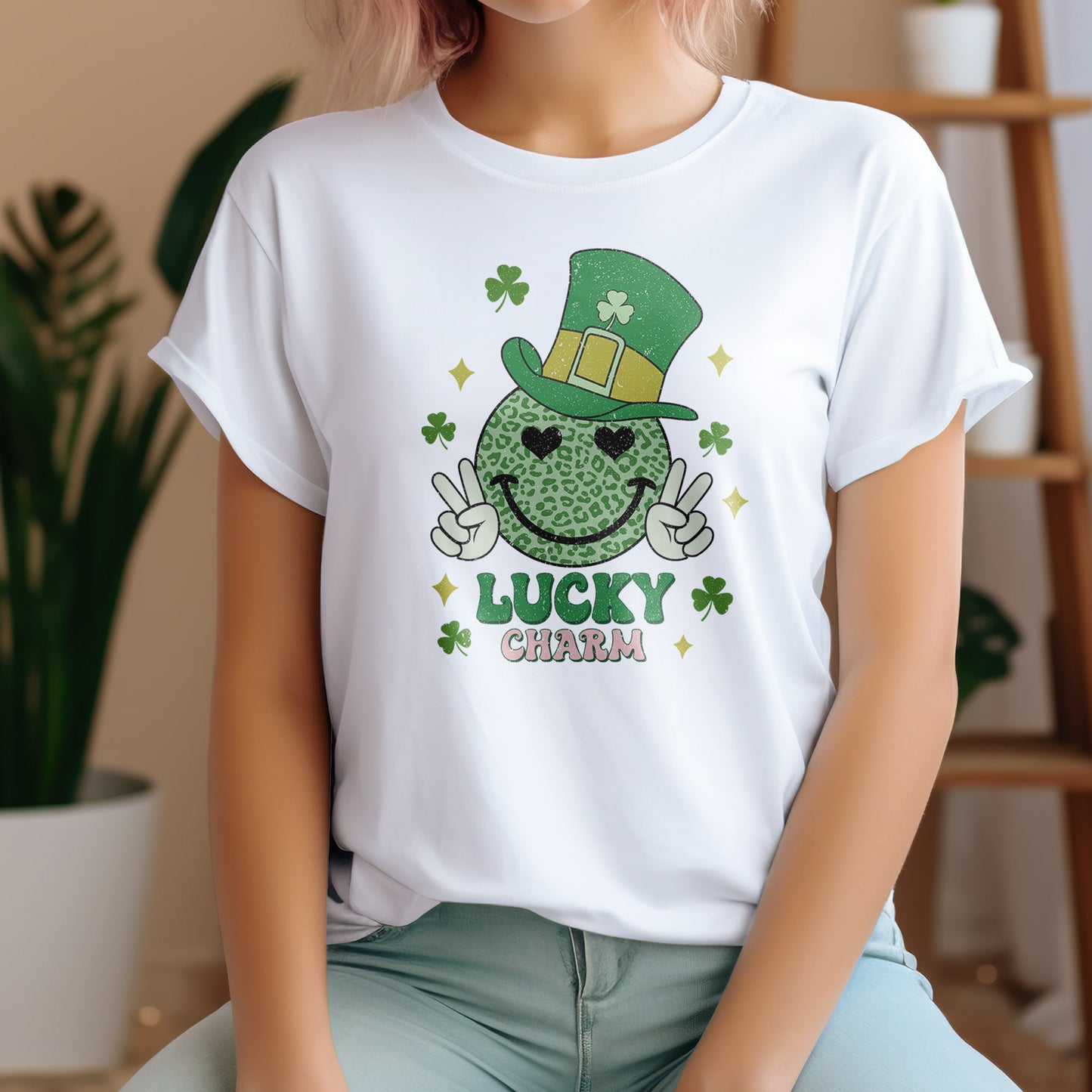Lucky Charm DTF Transfer, DTF Transfer Ready For Press, St Patrick Day DTF Transfer, Heat Transfer, Custom Transfers, Heat Press Transfer