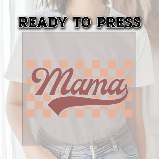 Retro Mama DTF Transfer, DTF Transfer Ready For Press, Mom Heat Press Transfer, Mom Transfer, Ready For Press, Mama Transfer, Mom Dtf