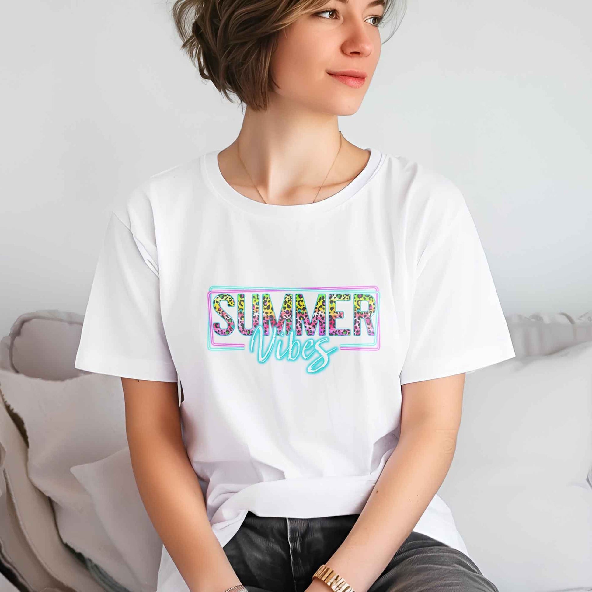 Summer Vibes DTF Transfers, DTF Transfer Ready For Press, Heat Press Transfer, Summer Dtf Prints, Direct to Film, Family Vacation Transfers