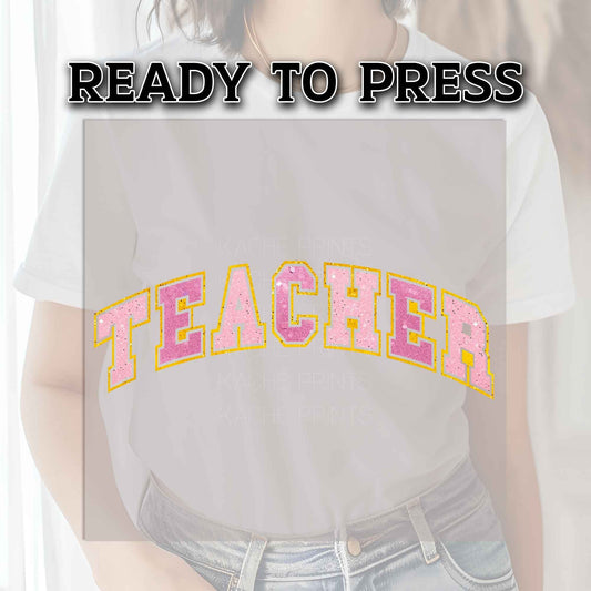 Teacher DTF Transfers, DTF Transfer Ready For Press, Heat Press Transfer, Dtf Heat Transfer, Dtf Print, Back to School DTF Transfers, Dtf