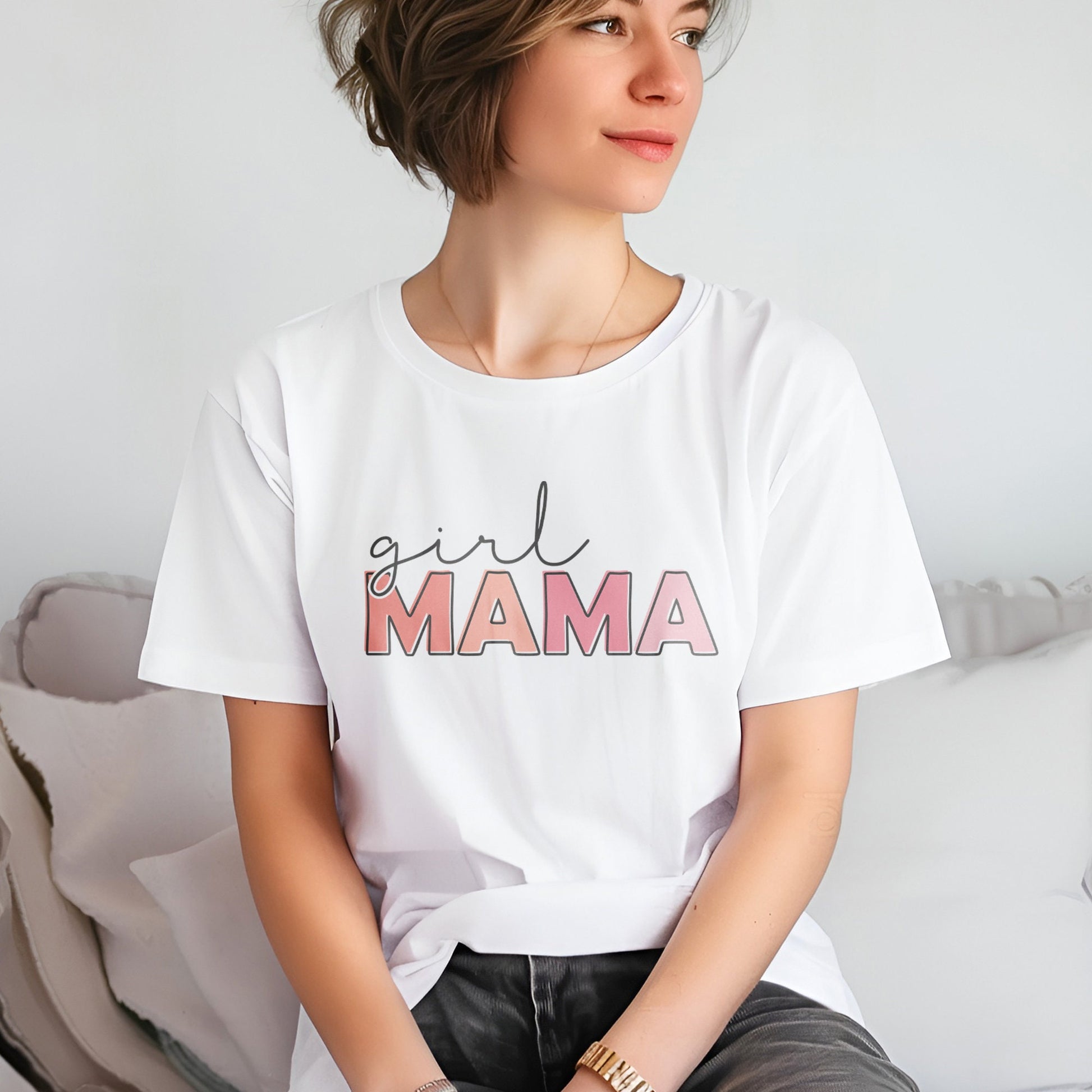 Girl Mama DTF Transfers, DTF Transfer Ready For Press, Heat Press Transfer, DTF Print, Girl Mom Ready For Press,Girl Mama Dtf Transfer Paper