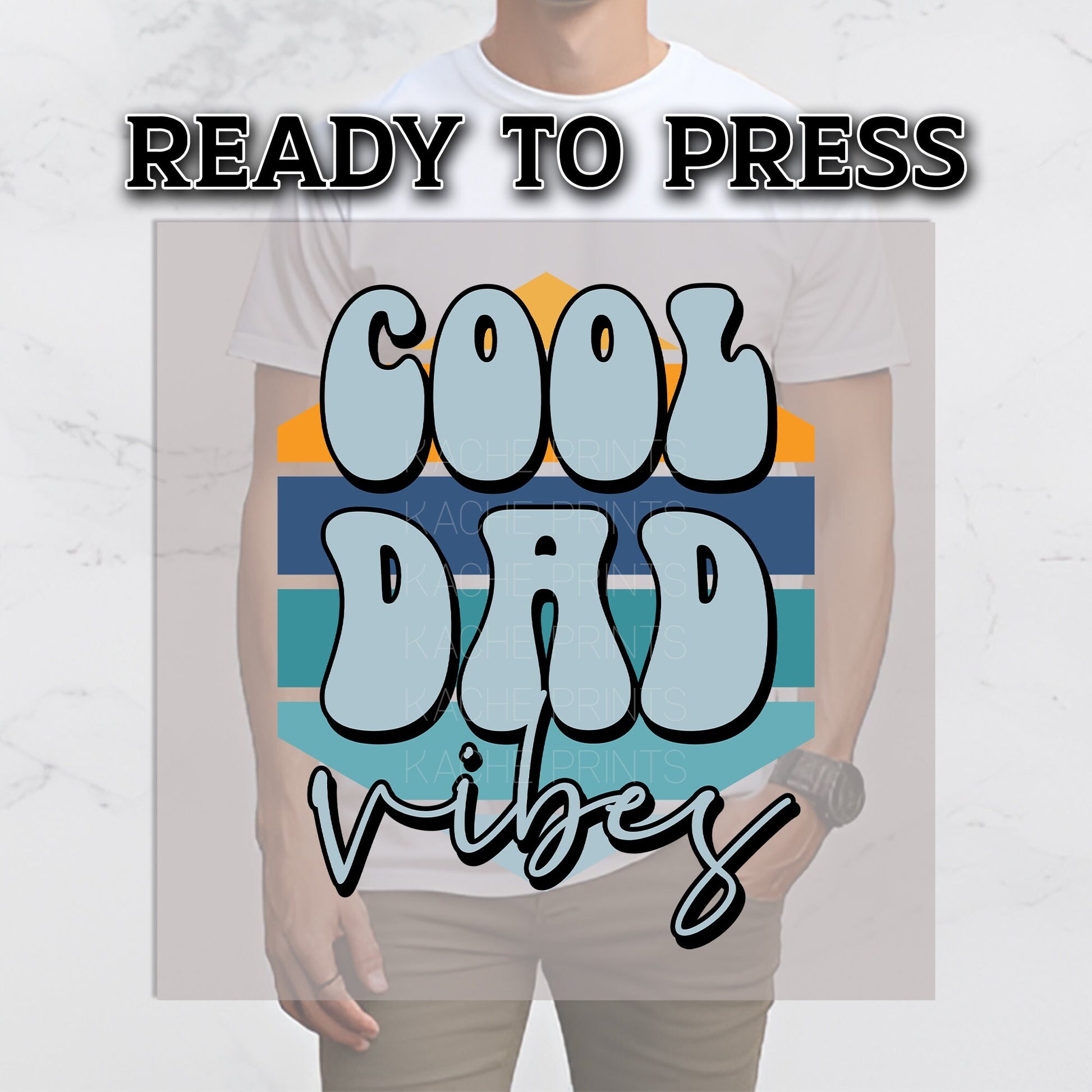 Dad DTF Transfers, DTF Transfer Ready For Press, Heat Press Transfer, DTF Print, Daddy Ready For Press, Papa Dtf Transfers, Cool Dad Vibes