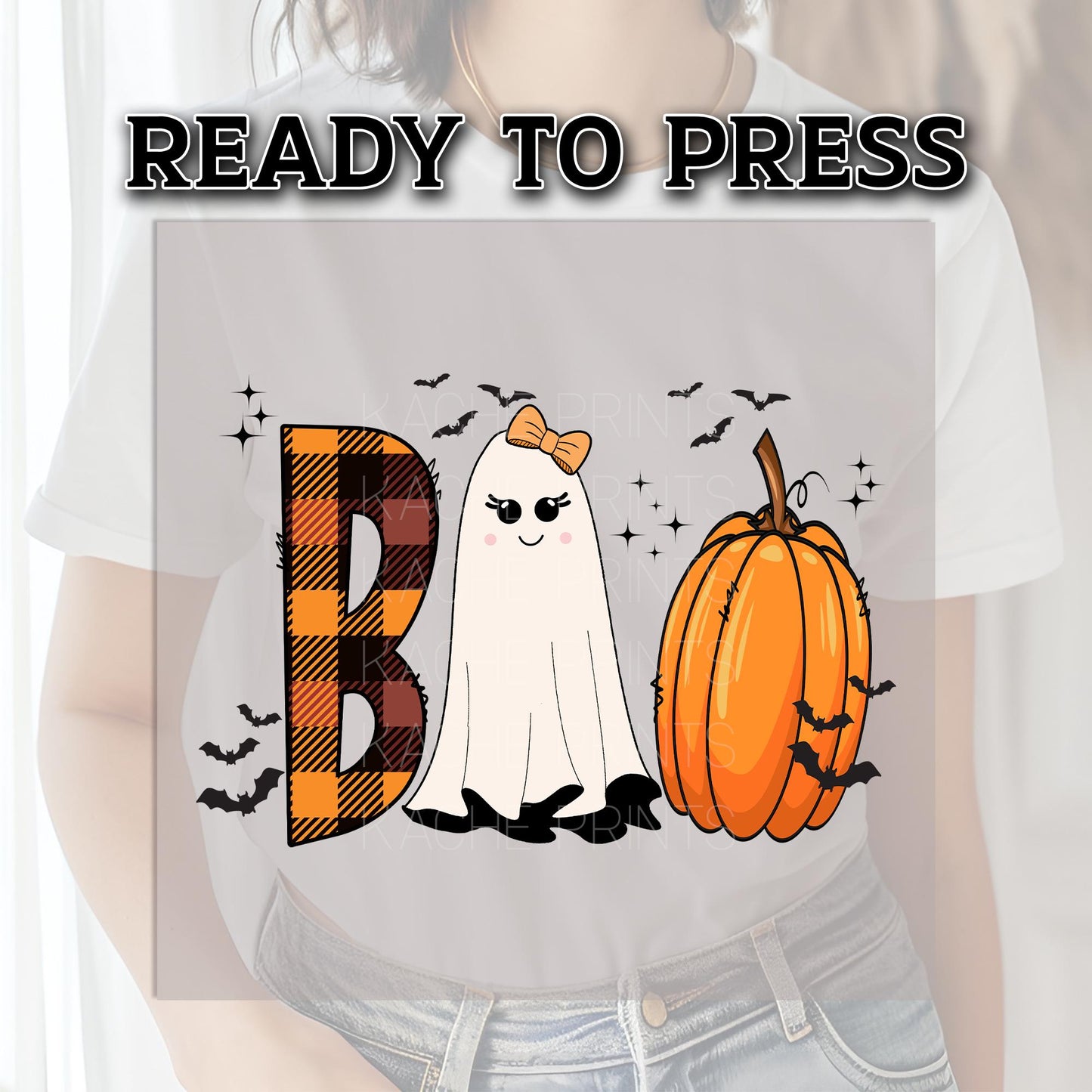 Halloween DTF Transfers, Halloween DTF Transfer Ready For Press, Boo DTF Print, Heat Press Transfer, Spooky Dtf Transfers, Pumpkin Dtf Print