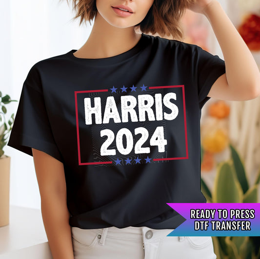 Harris DTF Transfers, Harris Ready to Press, Madam President, Harris Transfers, Heat Transfer, Kamala Harris 2024 Transfers, Harris 2024 DTF