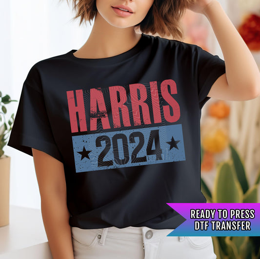 Harris DTF Transfers, Kamala Ready to Press, Harris Prints, Kamala Heat Transfers, Harris 2024 DTF, Kamala DTF Print, Harris 2024 Dtf Prints