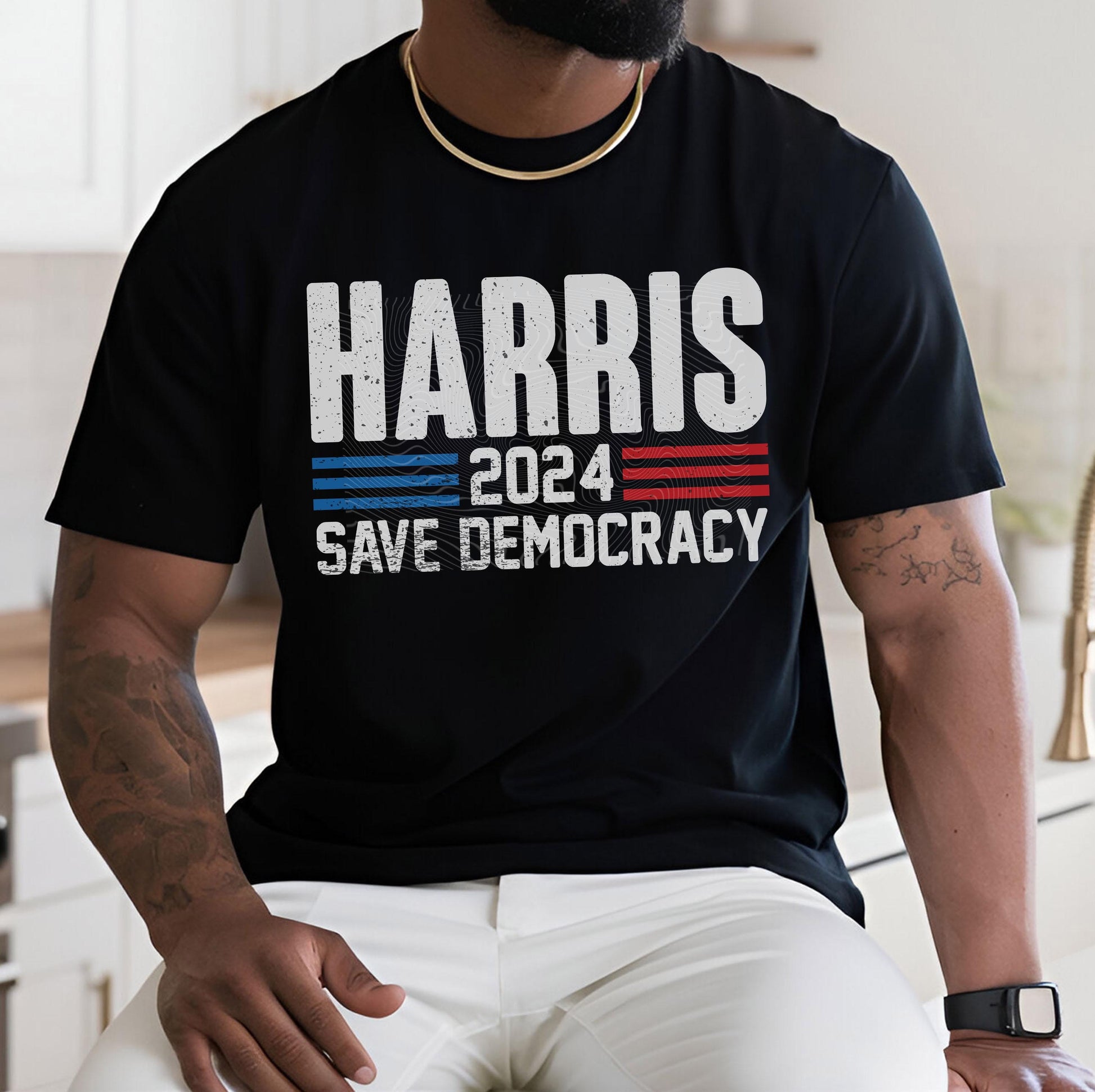 Harris DTF Transfers, Kamala Ready to Press, Harris Print, Kamala Heat Transfer, Harris 2024 DTF, Kamala DTF Print, Save Democracy DTF Print