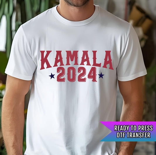 Kamala Harris DTF Transfers, Kamala Ready to Press, Kamala Prints, Kamala Heat Transfers, Kamala 2024 DTF, Kamala DTF Print, Kamala 2024 Dtf