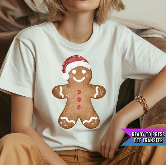 Christmas Gingerbread DTF Transfers Ready For Press, Merry Christmas DTF Prints, Heat Press Transfers, Direct To Film, Christmas Family Dtf