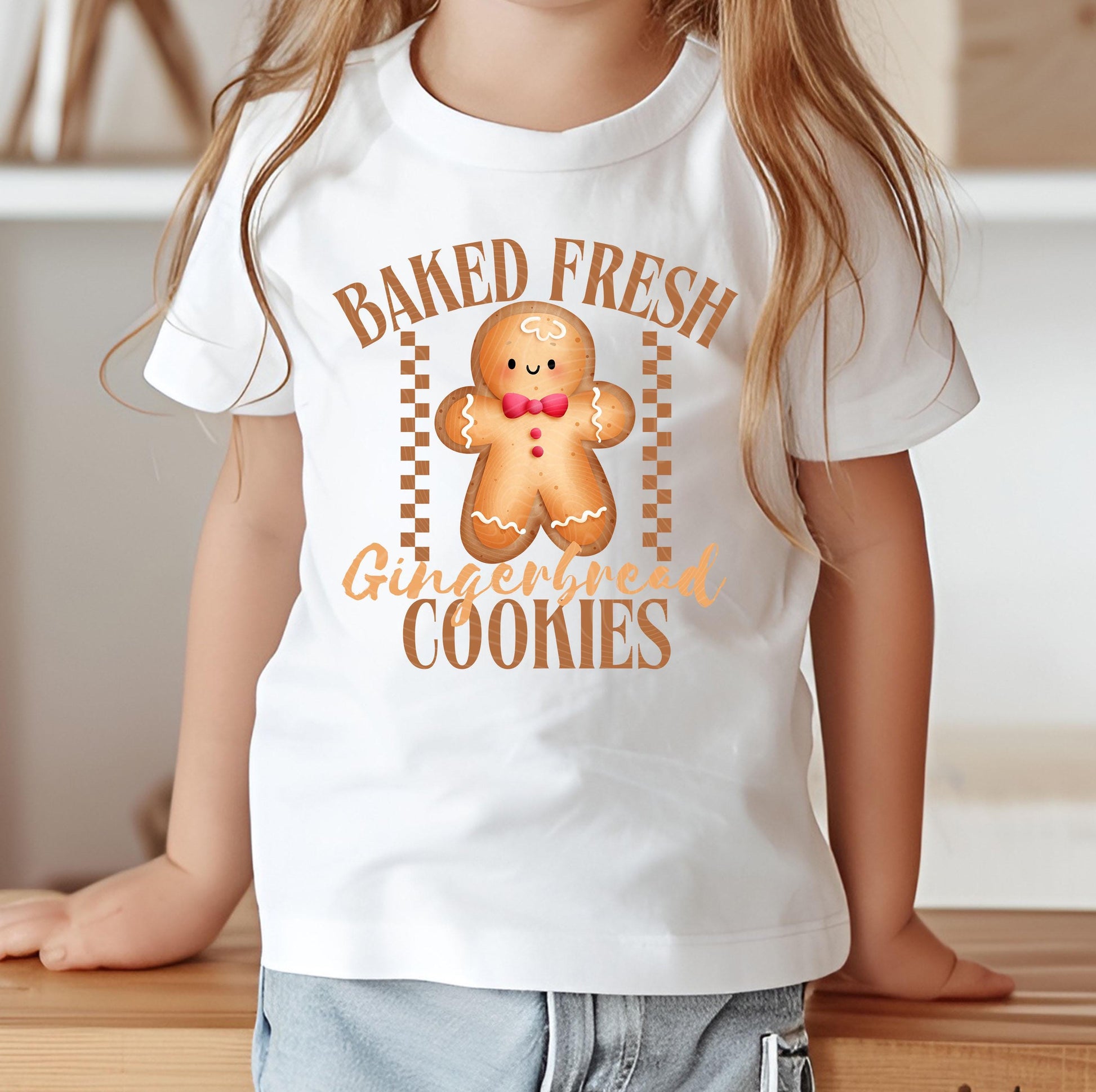 Baked Fresh Gingerbread Cookies DTF Transfer Ready For Press, Merry Christmas DTF Prints, Heat Press Transfer, Direct To Film, Christmas Dtf