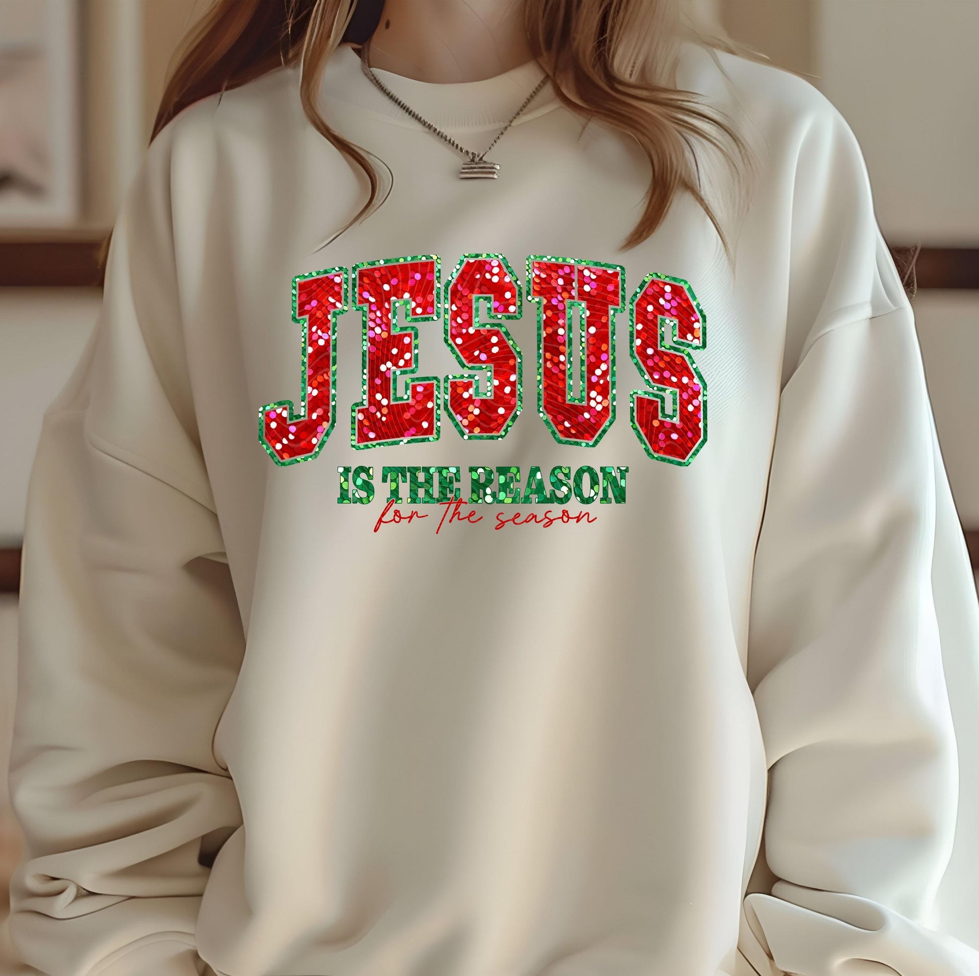 Jesus Is The Reason For The Season DTF Transfers Ready For Press, Christmas DTF Print, Heat Press Transfer, Direct To Film, Holiday Days Dtf