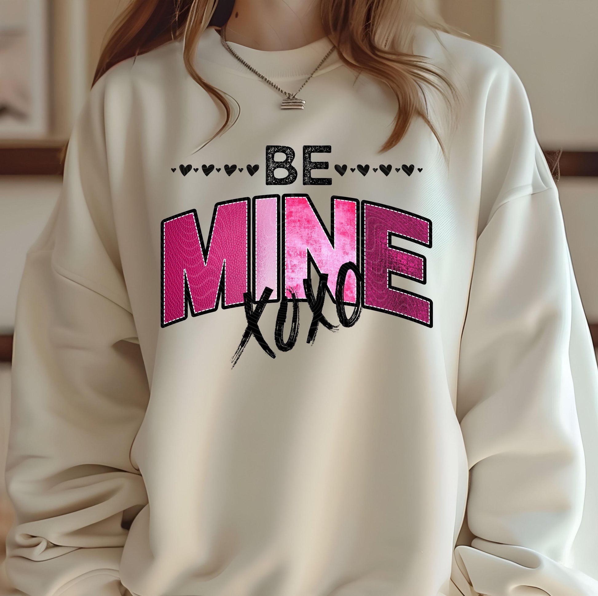 Be Mine Xoxo DTF Transfers Ready For Press, Valentine&#39;s Day Dtf Prints, Heat Press Transfers, Direct To Film, Love Transfers, Be Mine Heart