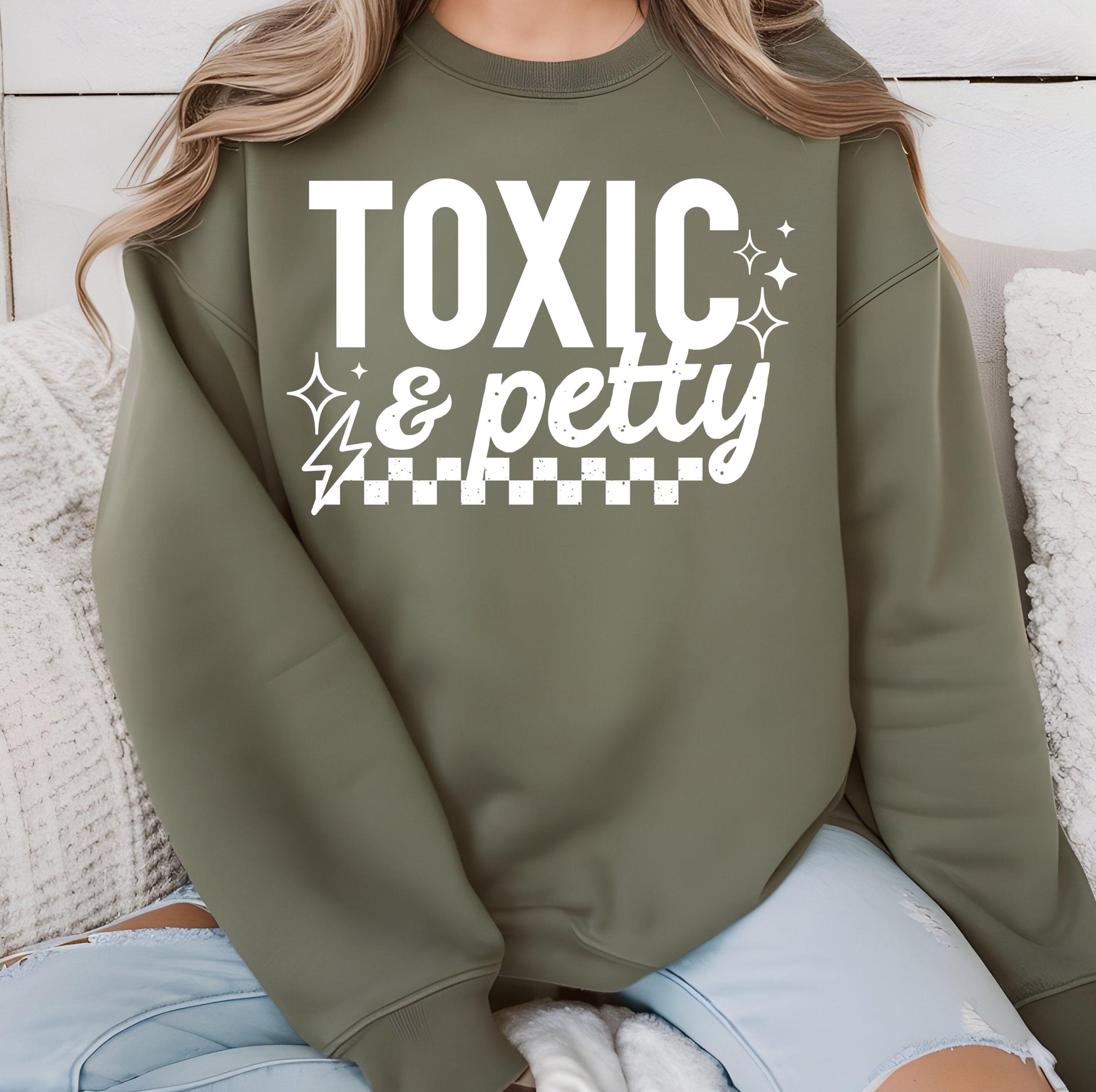 Toxic And Pretty DTF Transfers Ready For Press, Sarcastic DTF Prints, Heat Press Transfers, Direct To Film, Adult Humor Transfers, Toxic Dtf