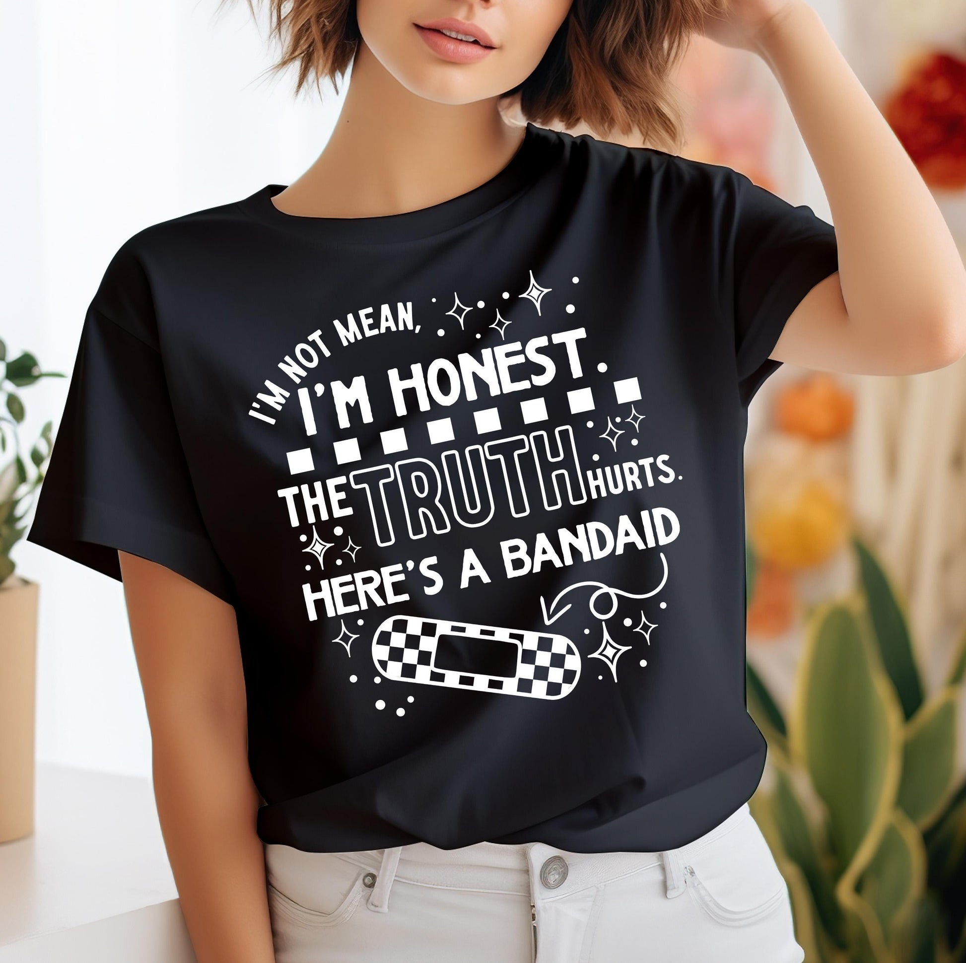I'm Not Mean I'm Honest The Truth Hurts DTF Transfers Ready For Press, Humor, Direct To Film, Heat Press Transfers, Funny Sarcasm Transfers