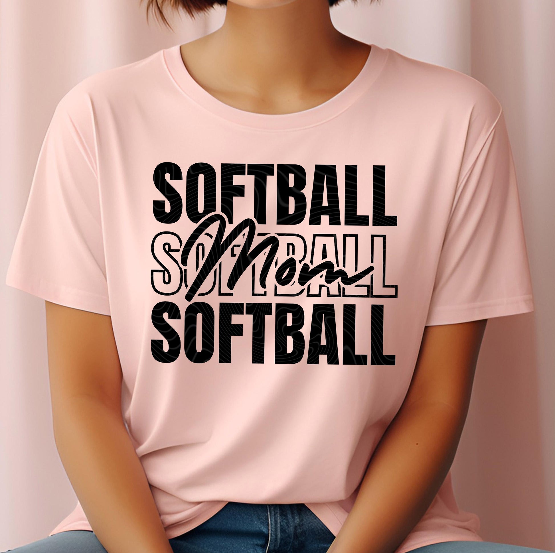 Softball Mom DTF Transfers Ready For Press, Softball DTF Prints, Heat Press Transfers, Direct To Film, Game Day Transfers, Mommy Transfers