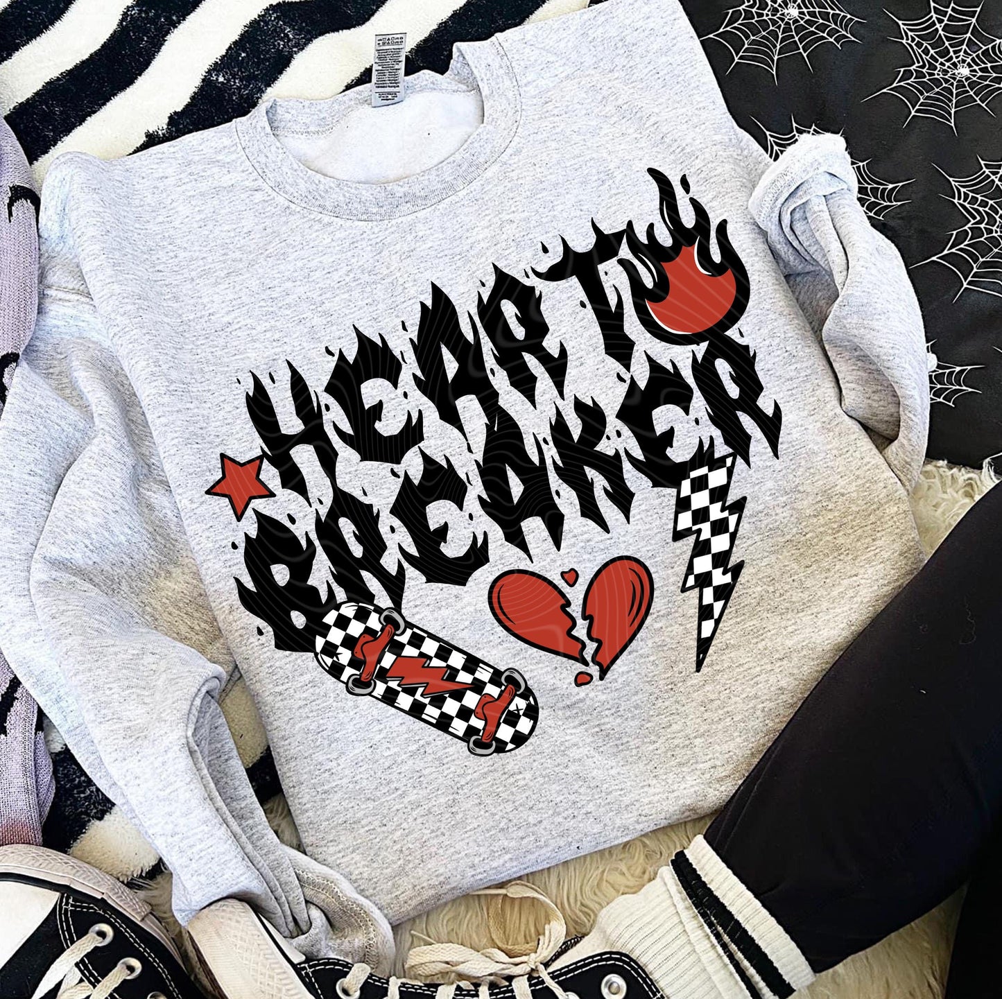 Heart breaker DTF Transfers Ready For Press, Valentines Day DTF Prints, Heat Press Transfers, Direct To Film, Valentines Day Transfers