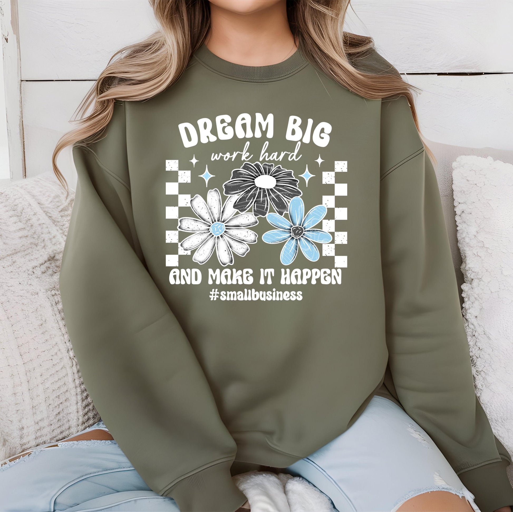 Dream Big Work Hard DTF Transfers Ready For Press, Small Business Dtf Prints, Direct To Film, Heat Press Transfers, Entrepreneur Transfers