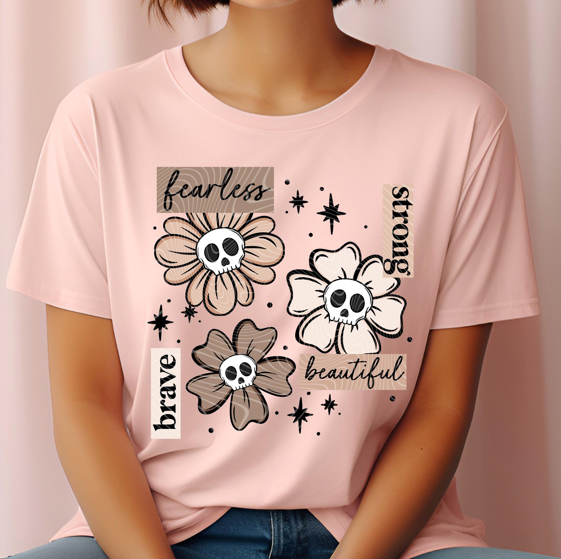 Spooky Positive Florals DTF Transfers Ready For Press, Dtf Print, Floral DTF Print, Direct To Film, Heat Press Transfers, Positive DTF